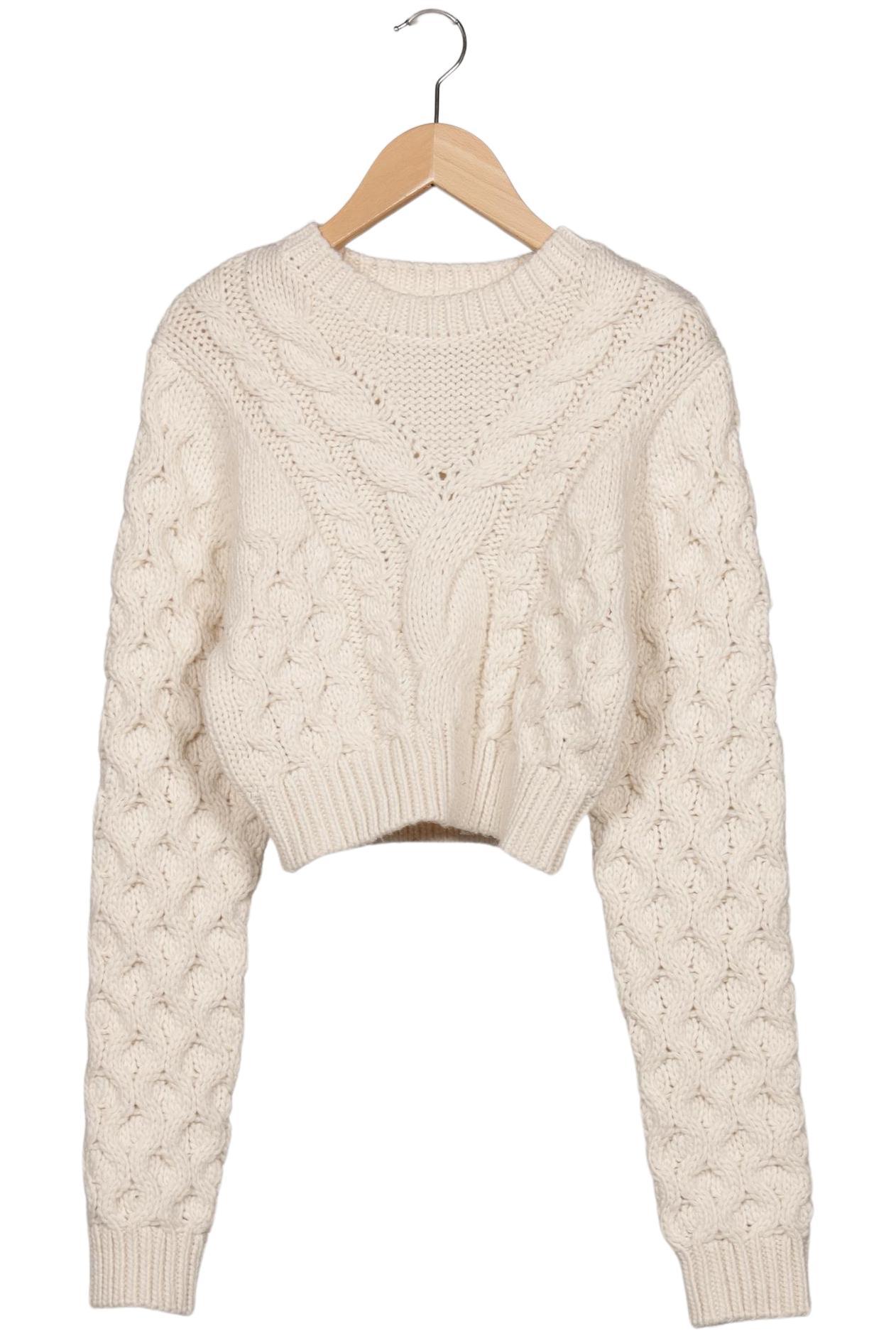 

Zara Damen Pullover, cremeweiß, Gr. 36