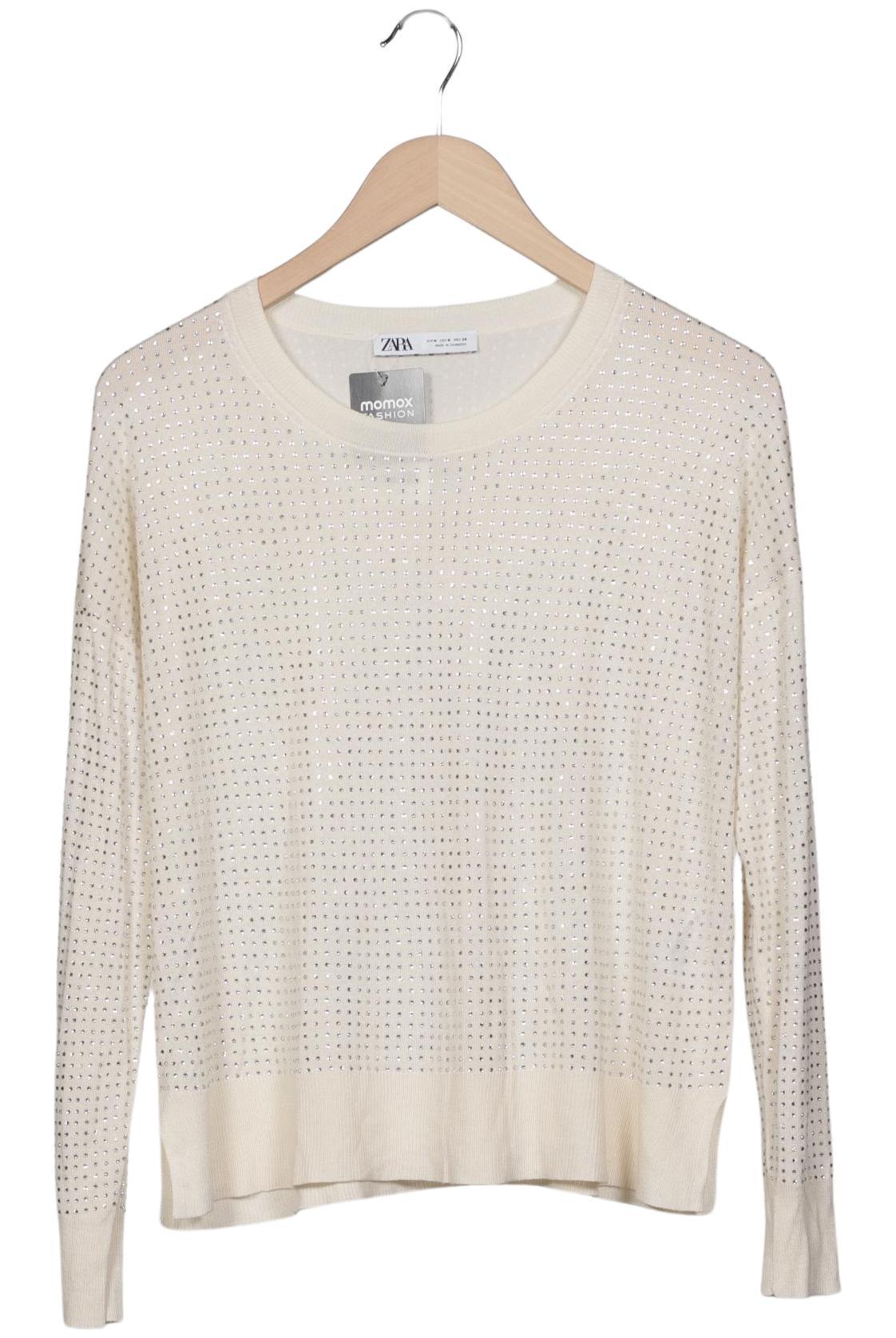 

Zara Damen Pullover, cremeweiß, Gr. 38