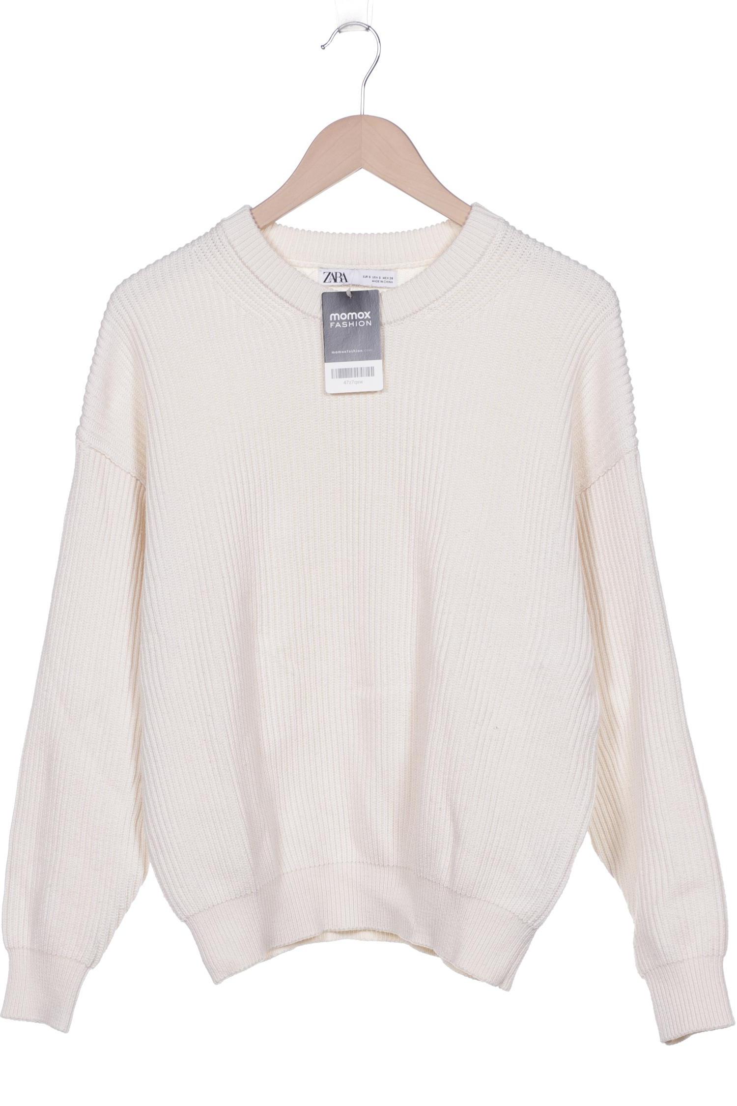 

ZARA Damen Pullover, cremeweiß