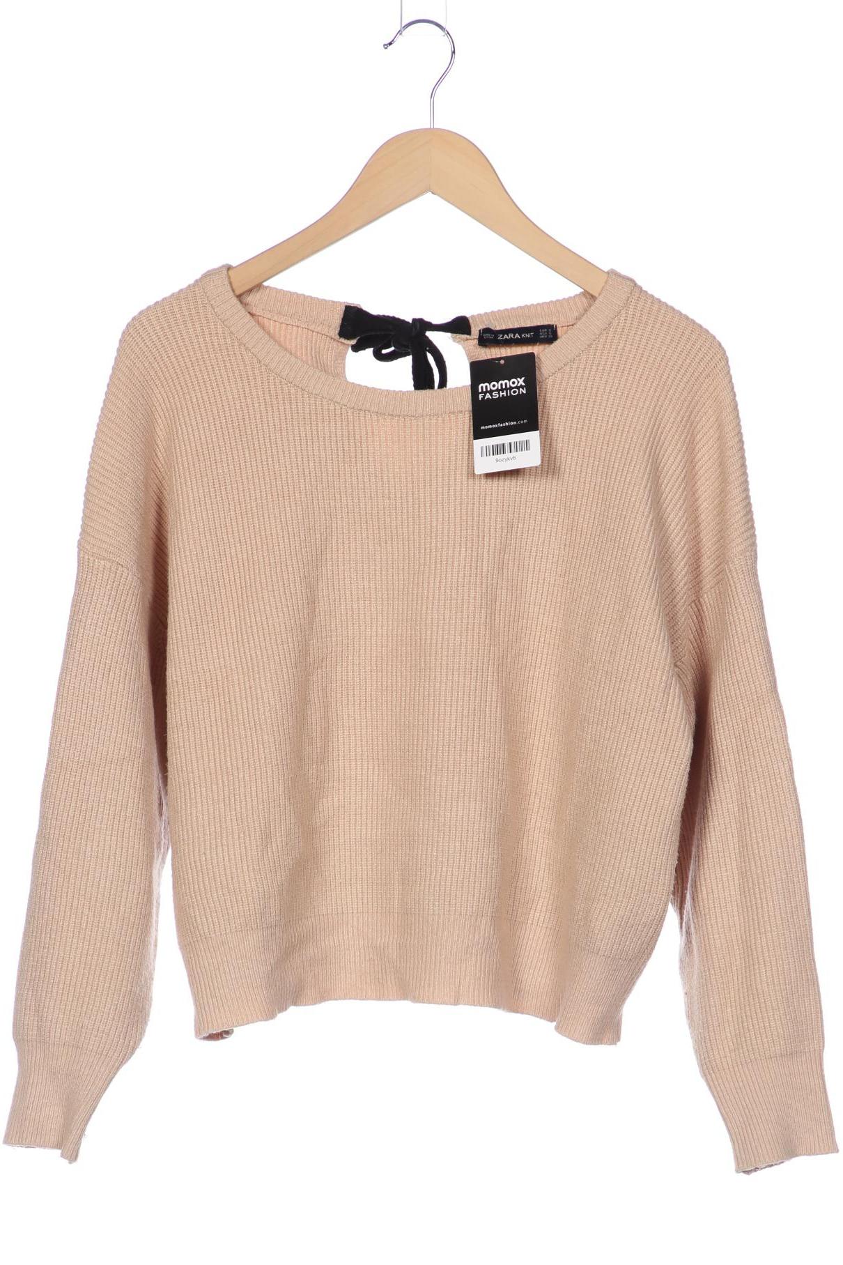 

ZARA Damen Pullover, beige