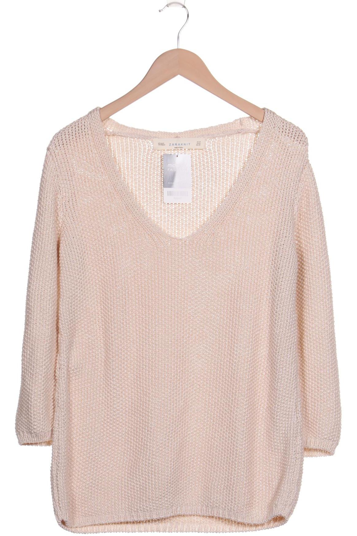 

Zara Damen Pullover, cremeweiß, Gr. 38
