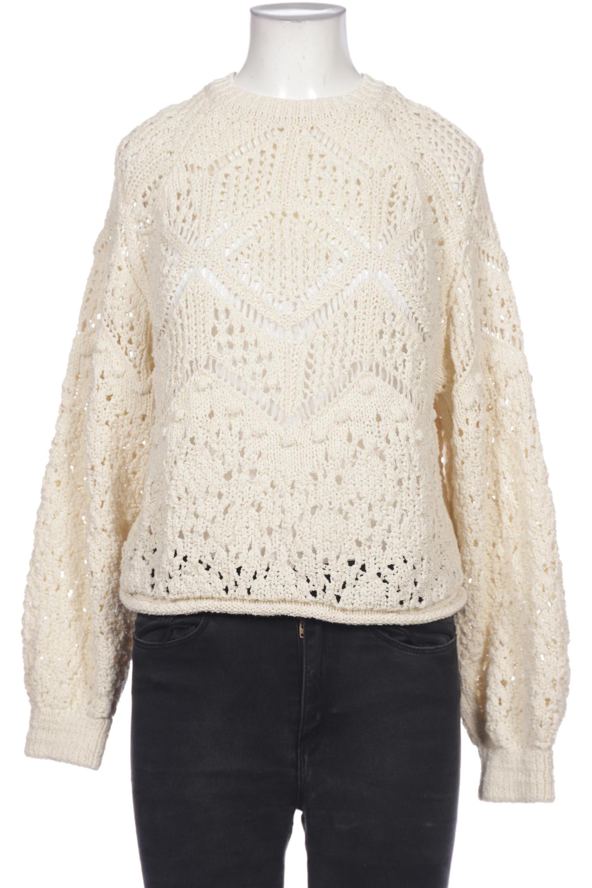 

ZARA Damen Pullover, cremeweiß