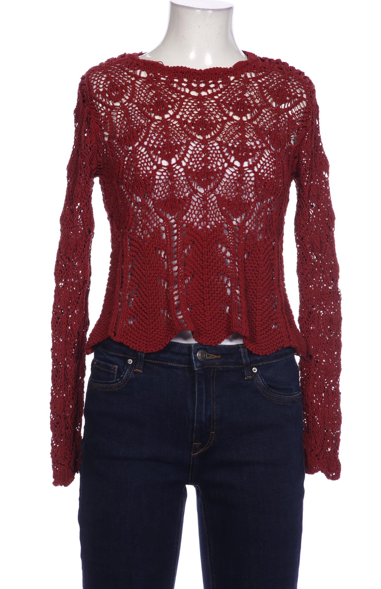 

Zara Damen Pullover, bordeaux, Gr. 36