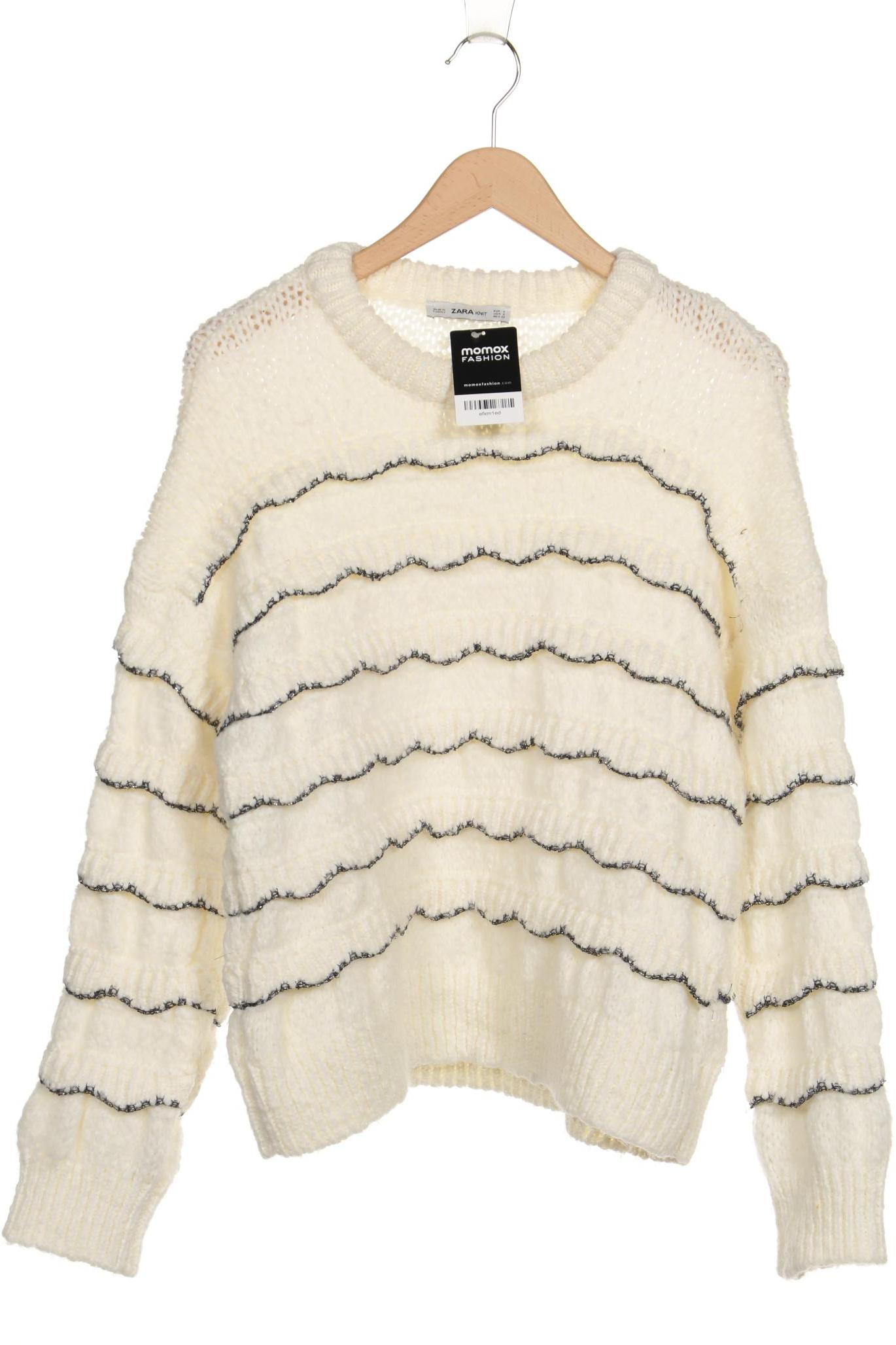 

Zara Damen Pullover, cremeweiß, Gr. 36
