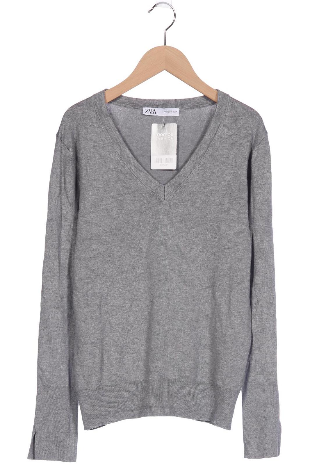 

ZARA Damen Pullover, grau