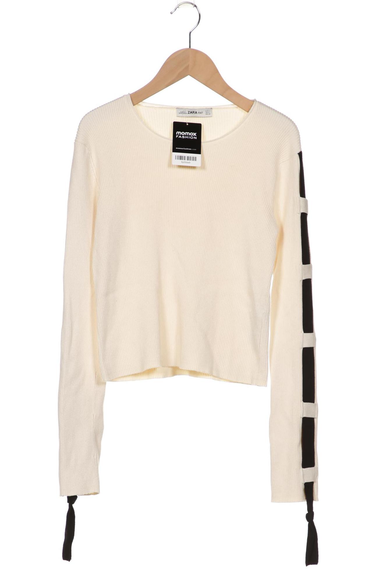 

ZARA Damen Pullover, cremeweiß