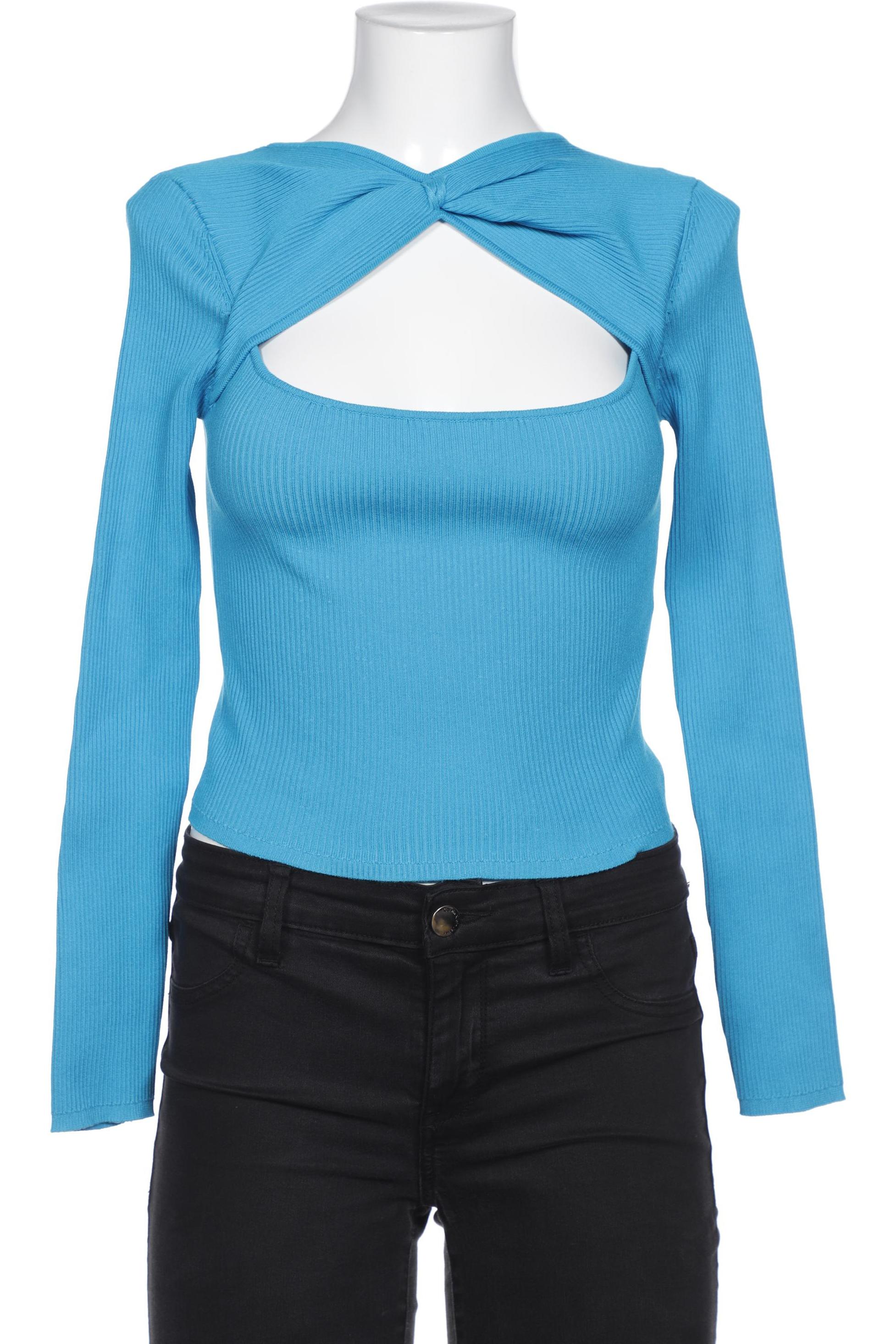 

ZARA Damen Pullover, blau