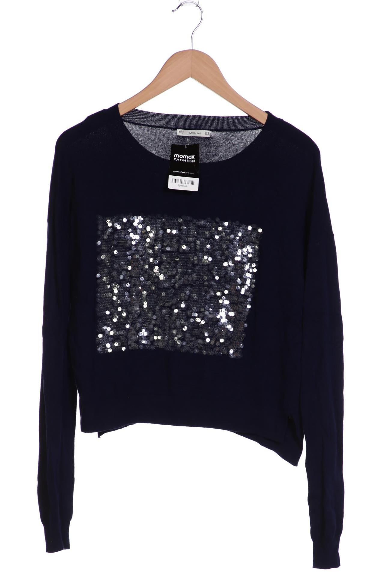 

ZARA Damen Pullover, marineblau