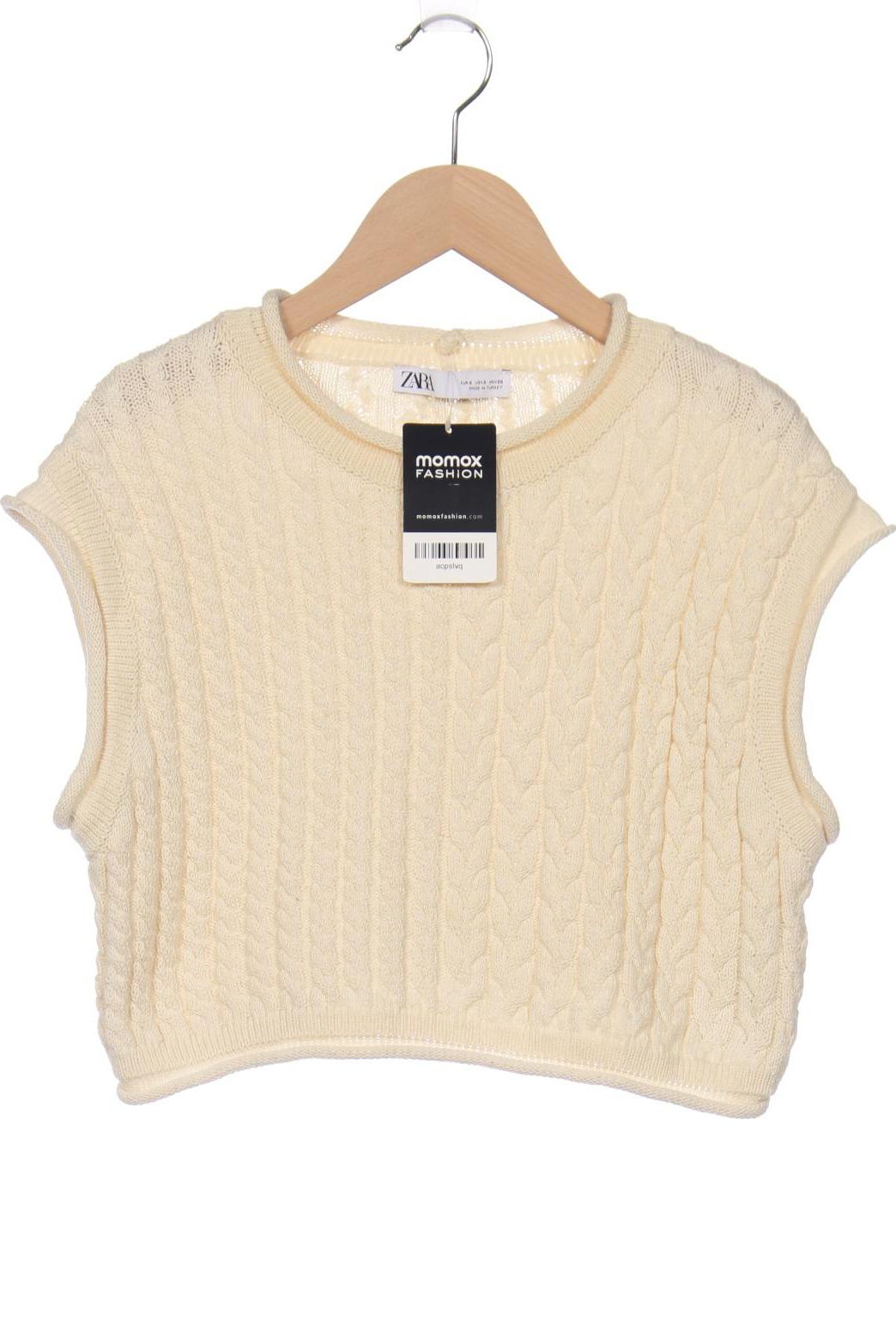 

ZARA Damen Pullover, cremeweiß