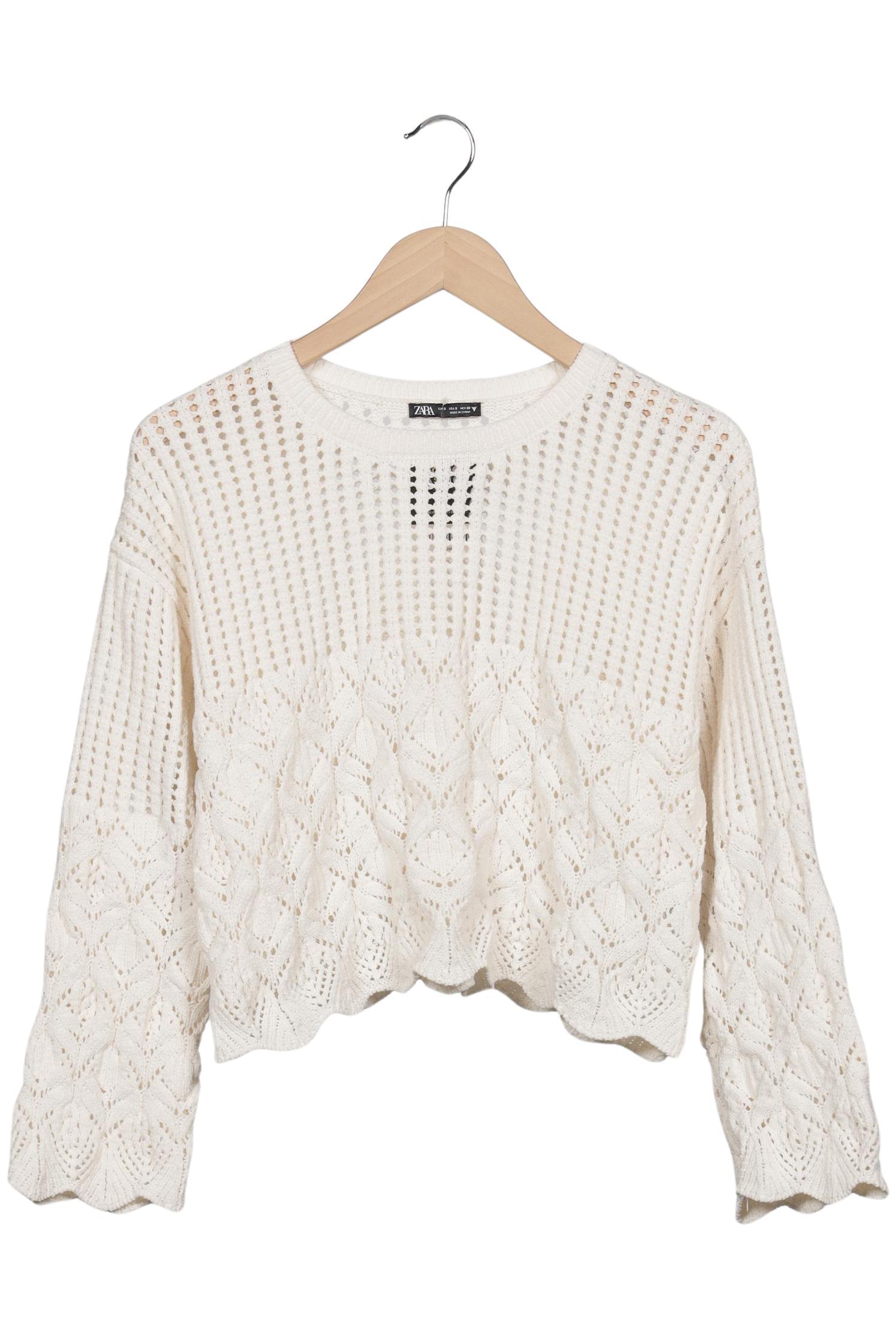 

Zara Damen Pullover, cremeweiß, Gr. 36