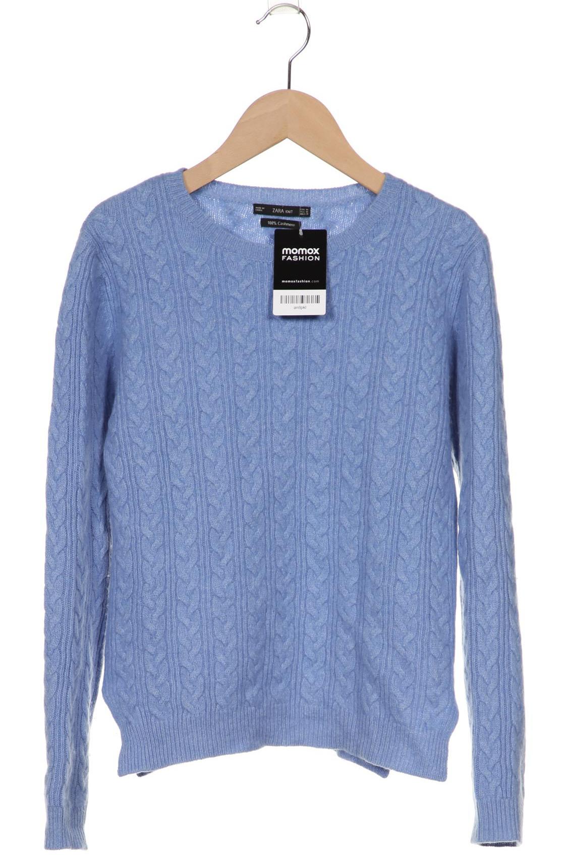 

ZARA Damen Pullover, blau