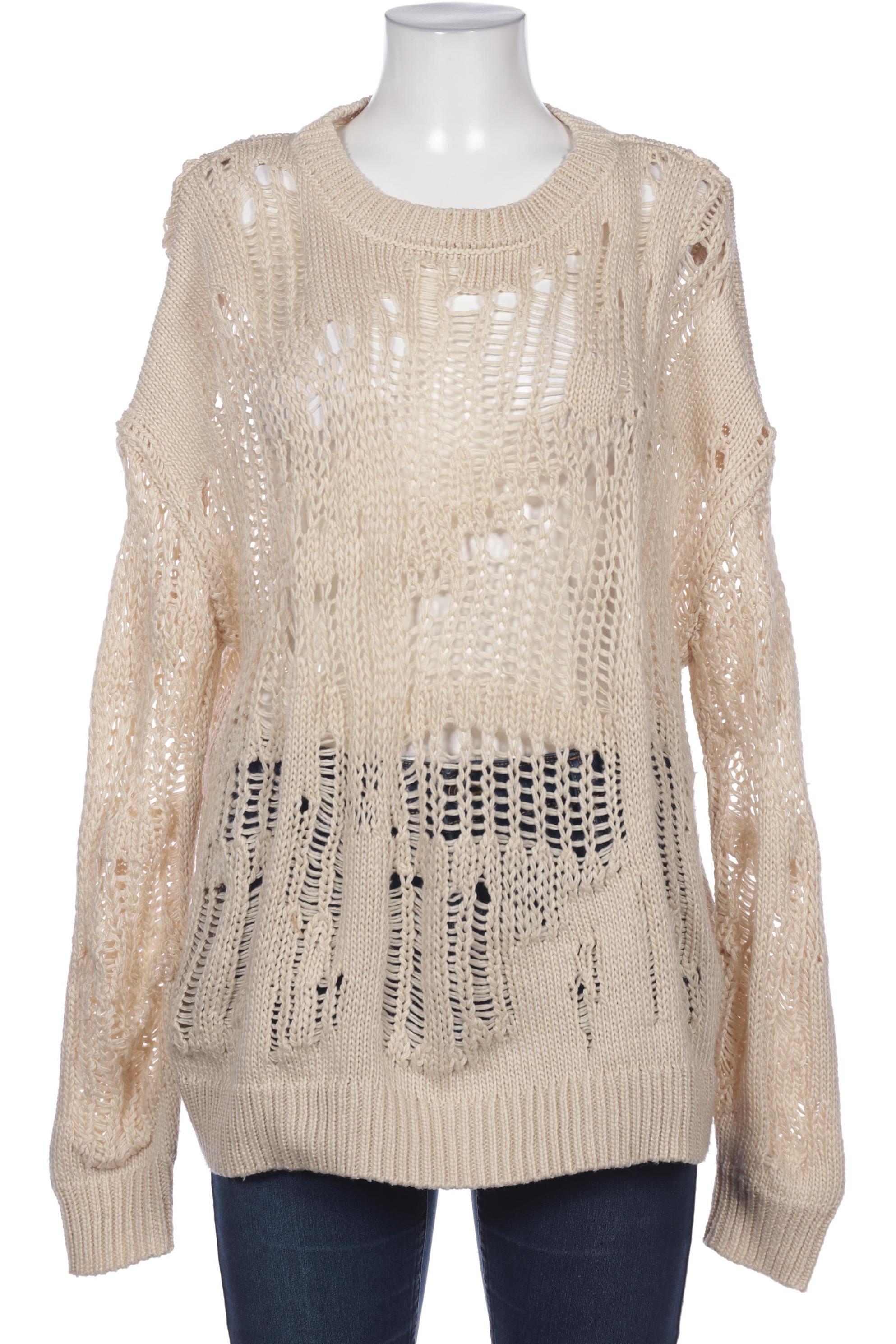 

ZARA Damen Pullover, beige