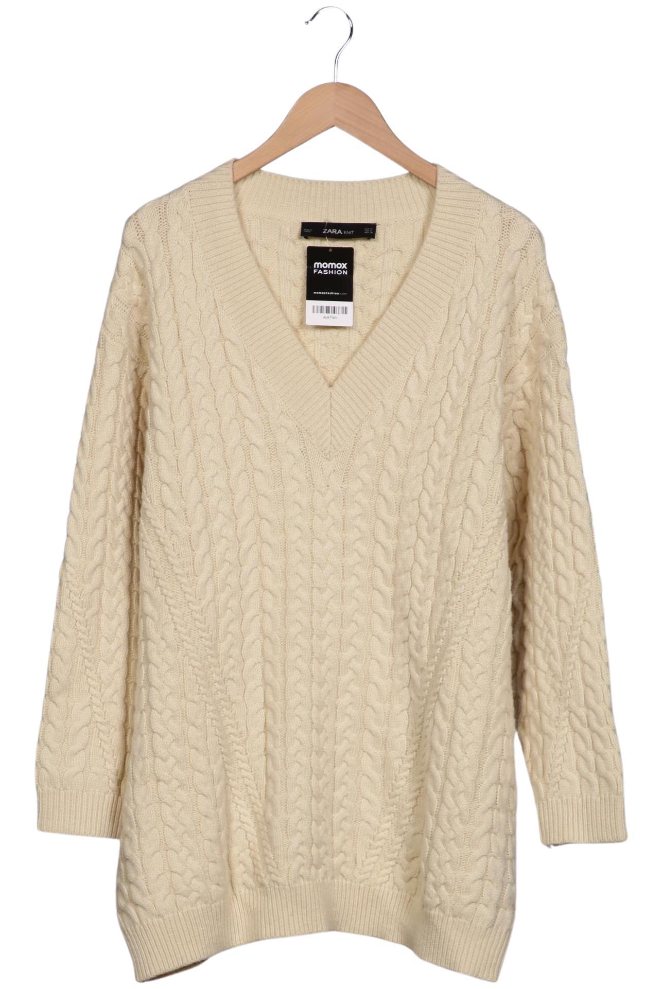 

Zara Damen Pullover, cremeweiß, Gr. 38