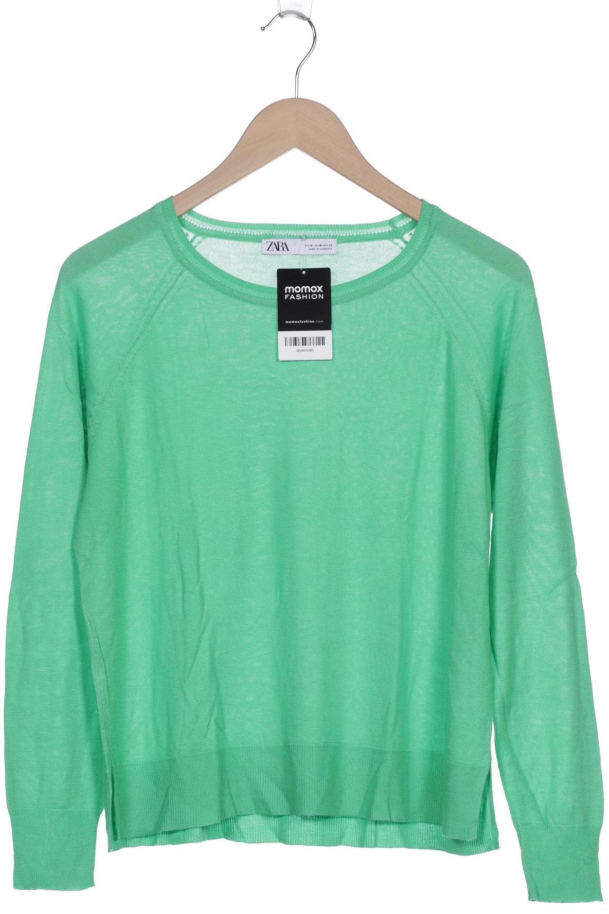 

ZARA Damen Pullover, grün