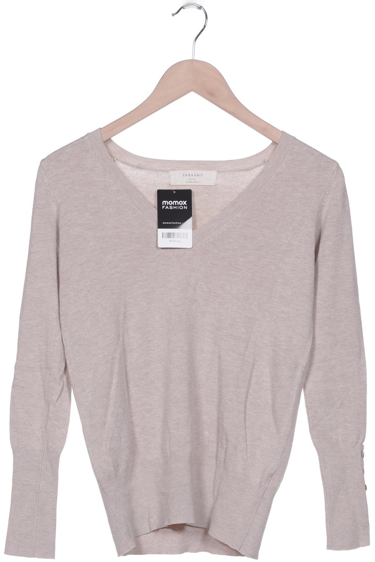 

ZARA Damen Pullover, beige