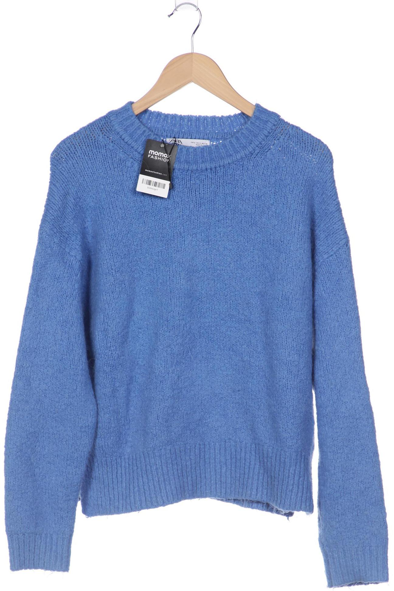 

ZARA Damen Pullover, blau