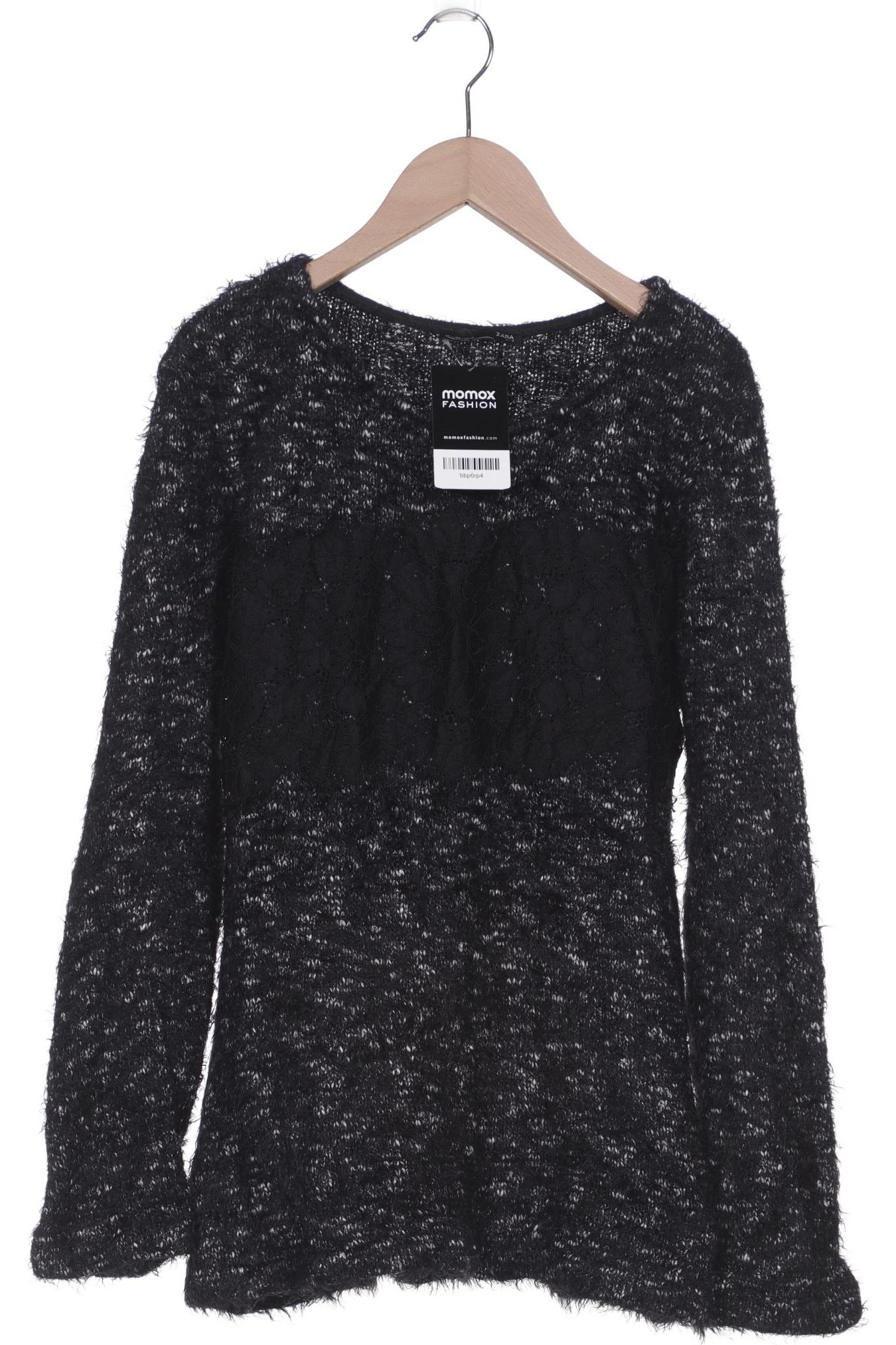 

ZARA Damen Pullover, schwarz