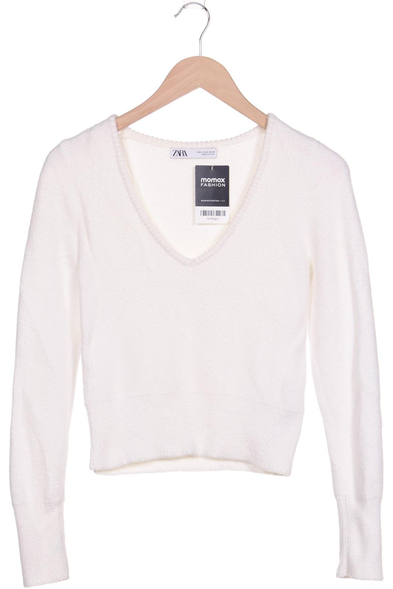 

Zara Damen Pullover, weiß, Gr. 36
