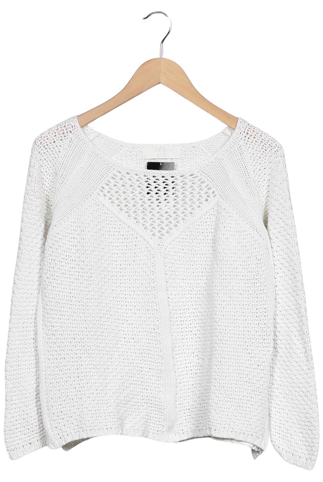 

Zara Damen Pullover, weiß, Gr. 38