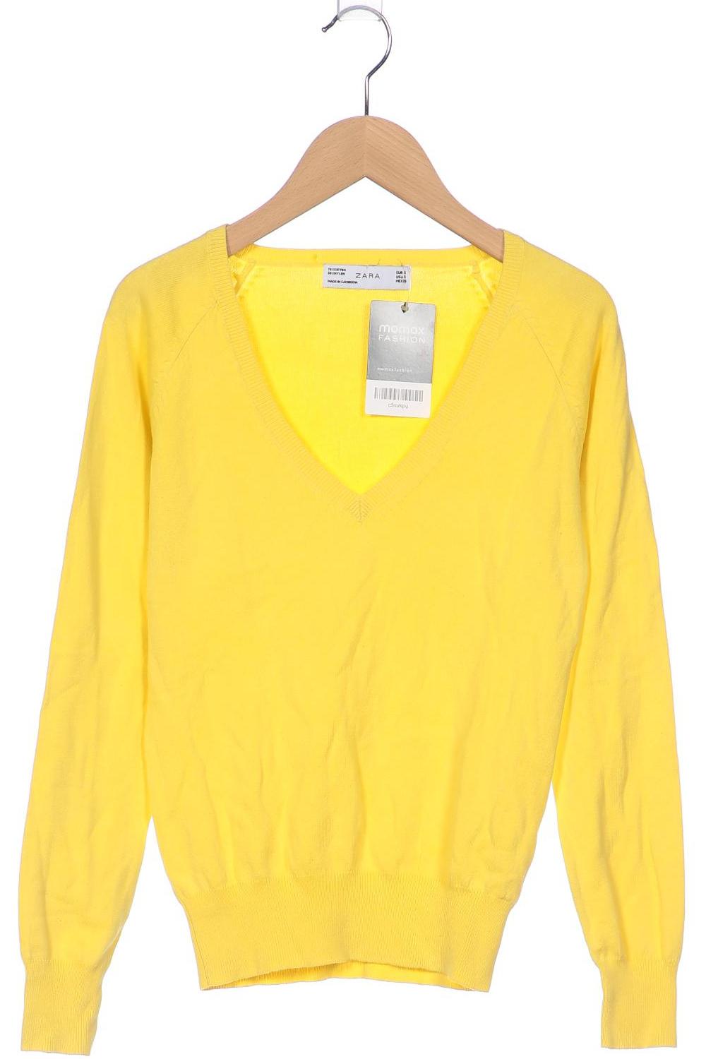 

Zara Damen Pullover, gelb, Gr. 36