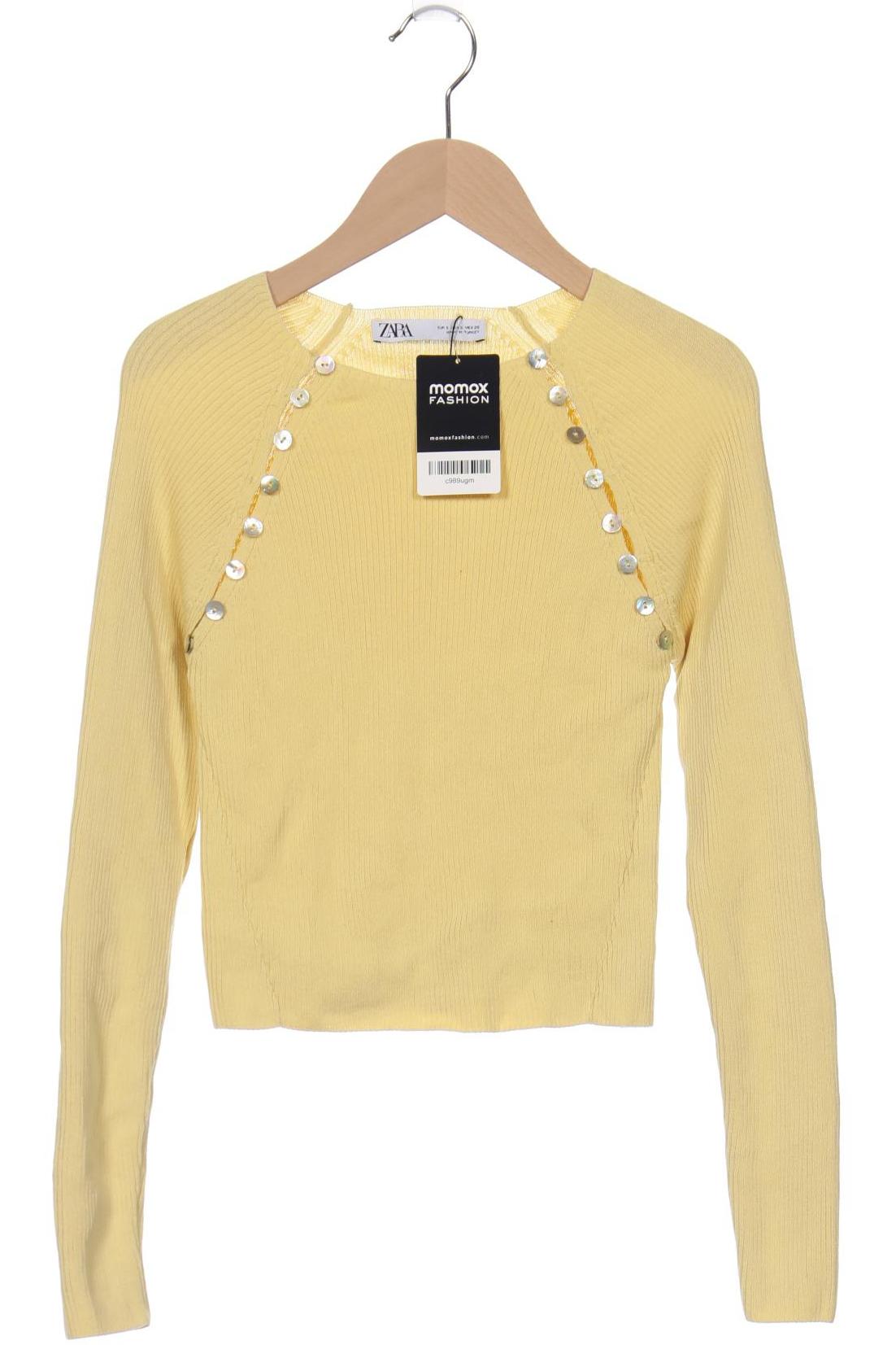 

ZARA Damen Pullover, gelb