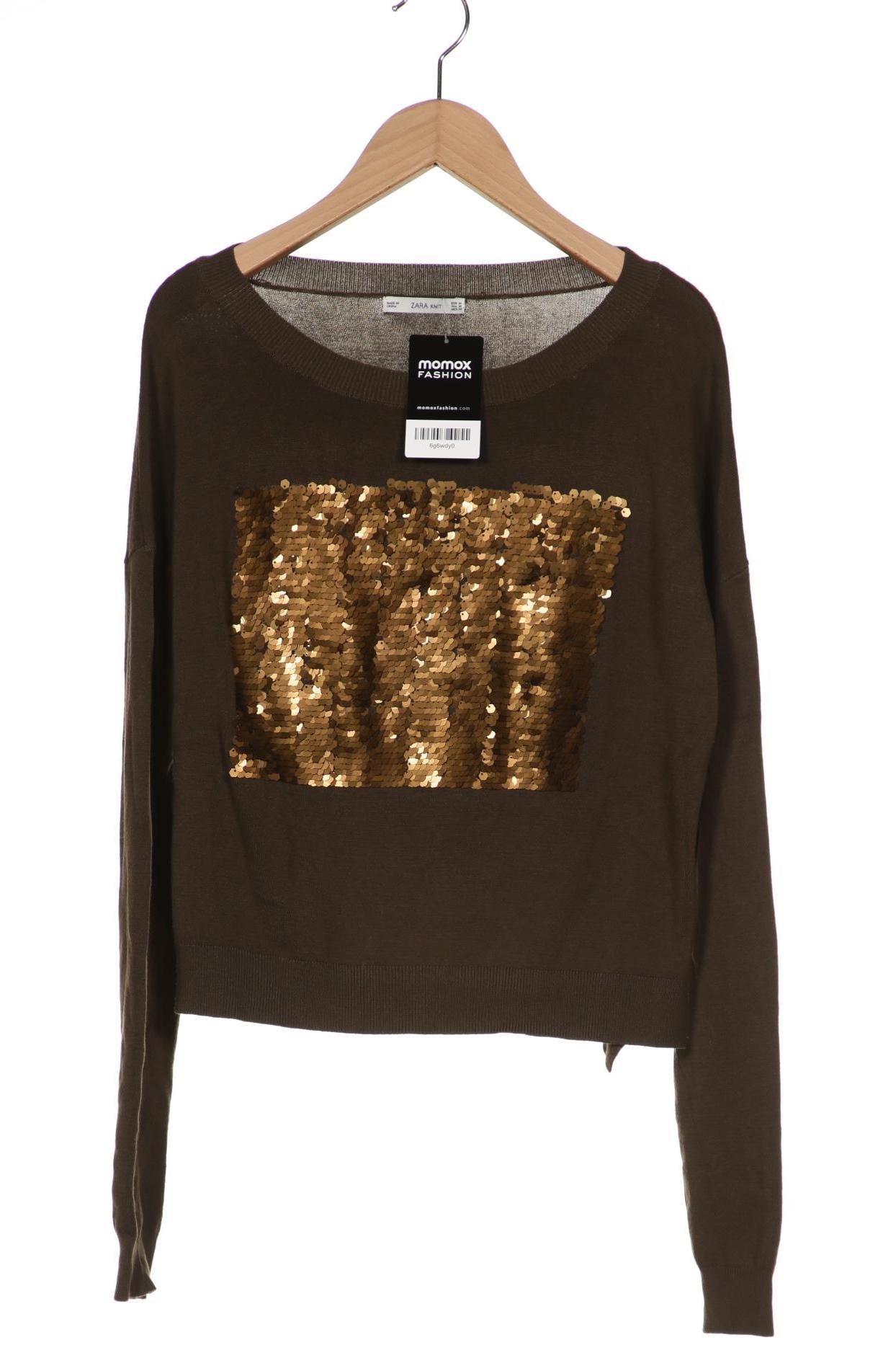 

ZARA Damen Pullover, grün