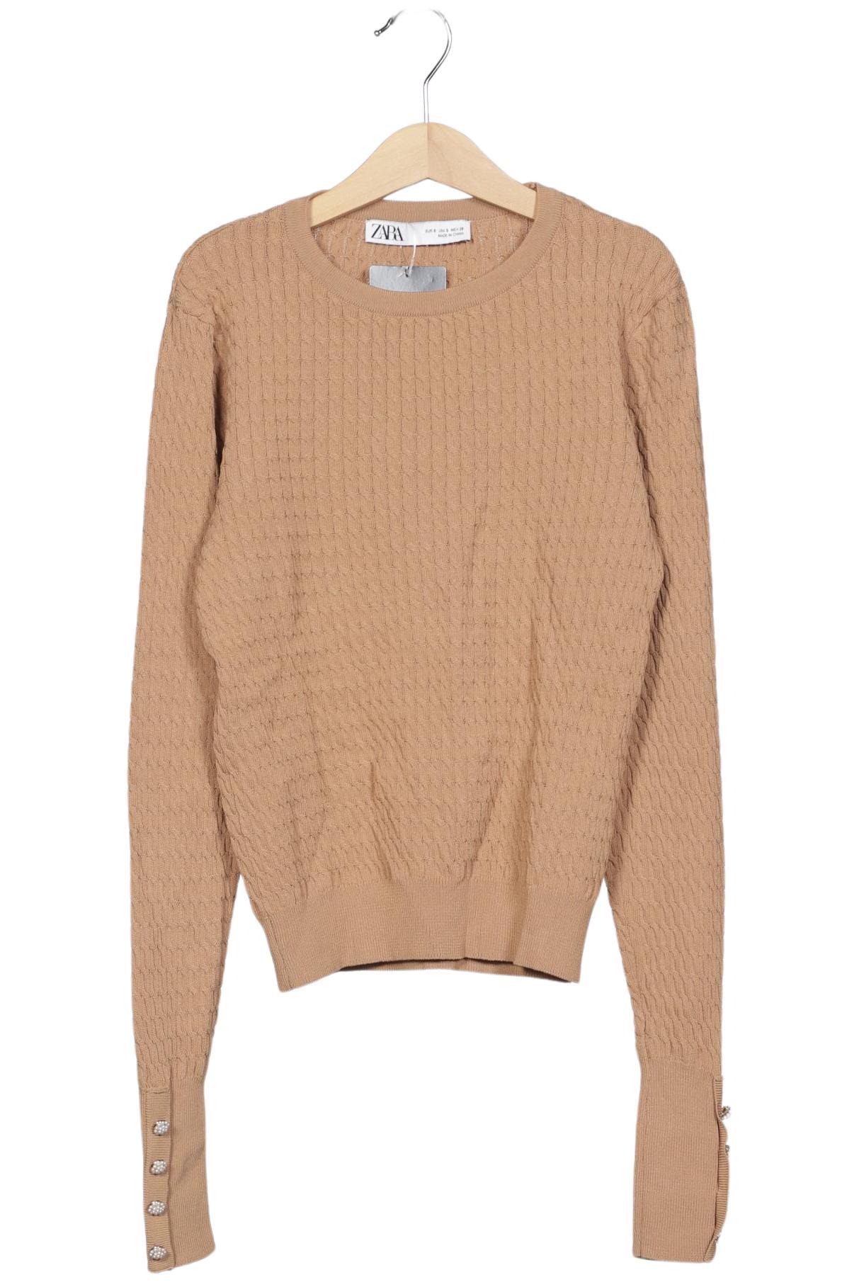 

Zara Damen Pullover, beige, Gr. 36