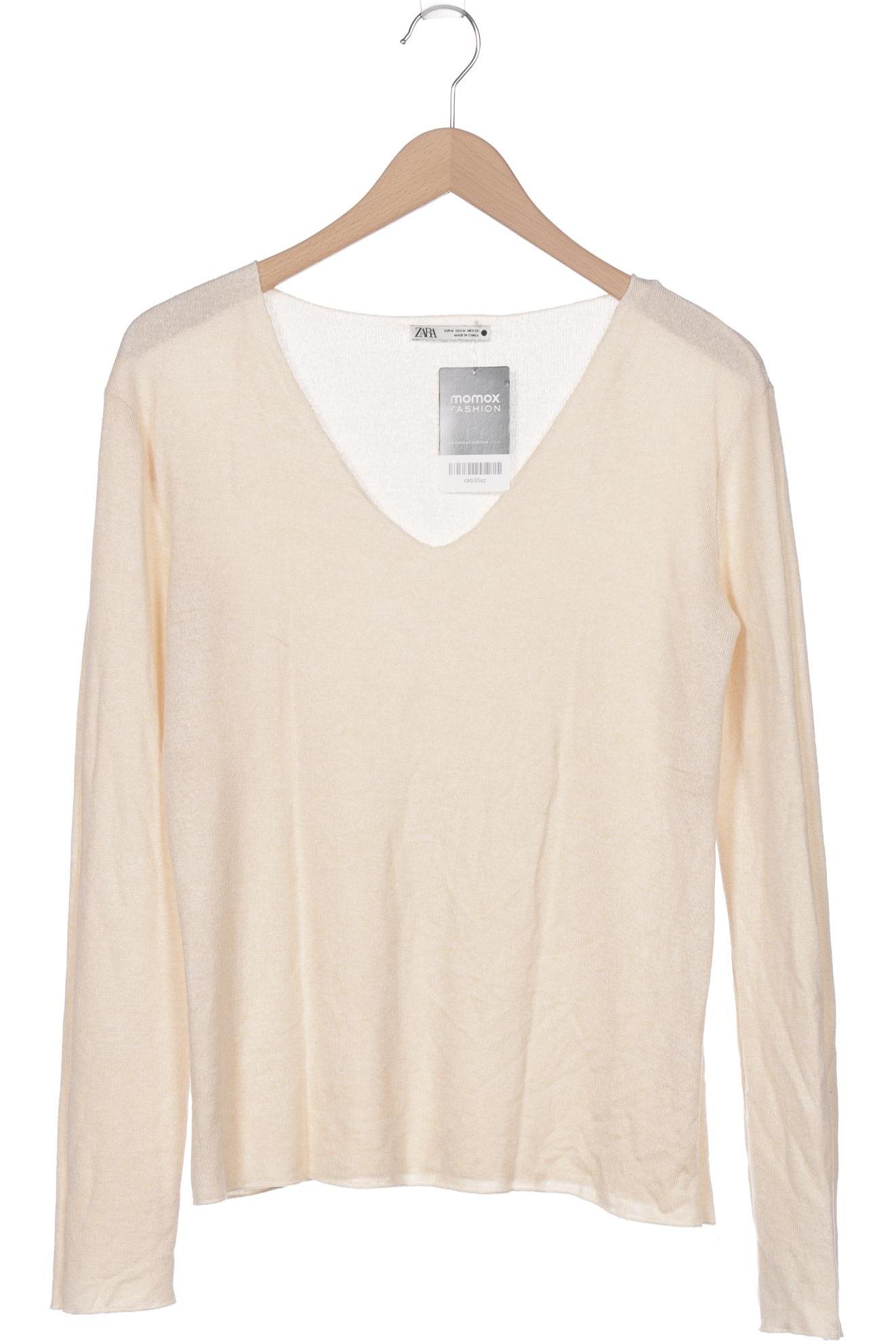 

ZARA Damen Pullover, beige