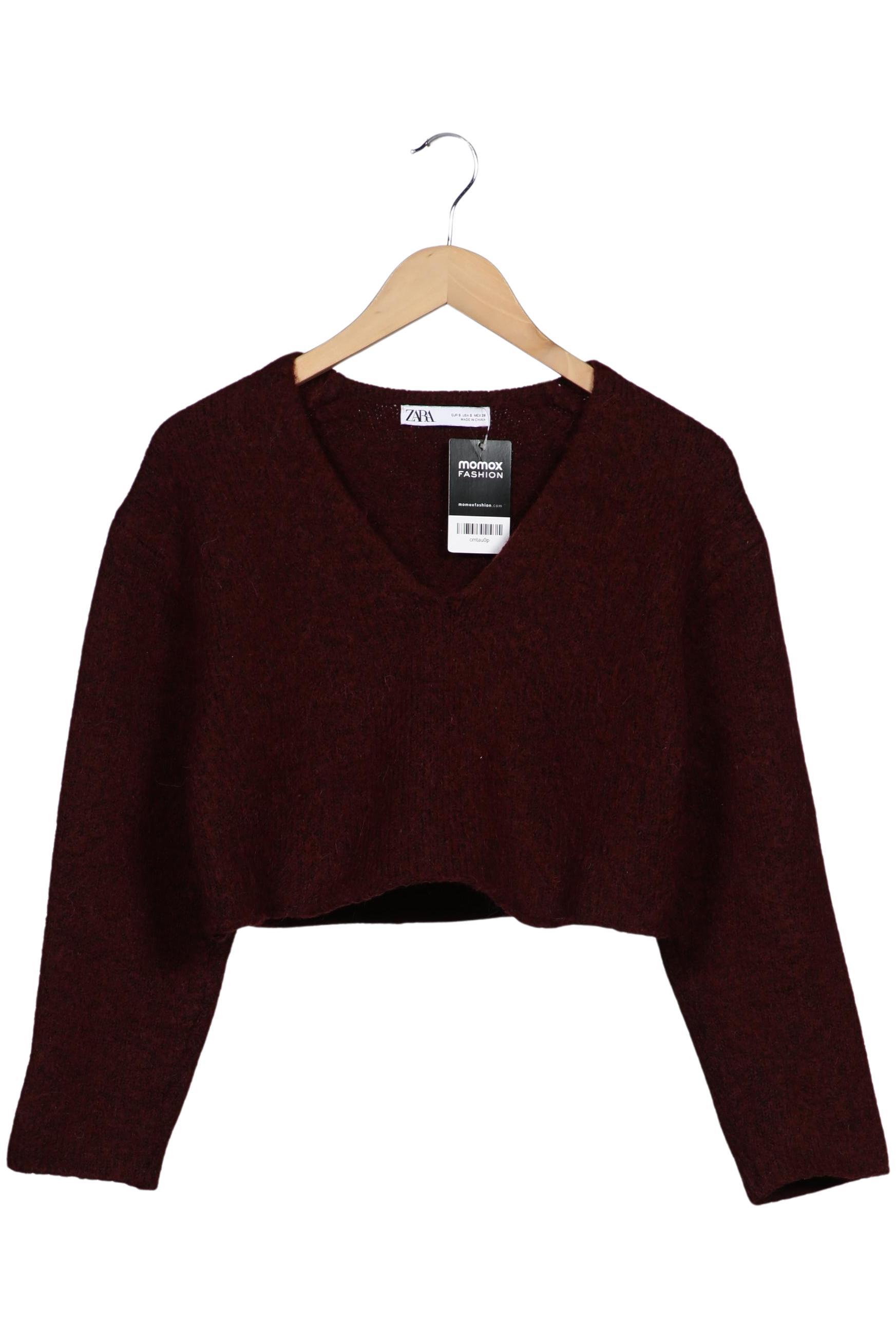 

Zara Damen Pullover, bordeaux, Gr. 36