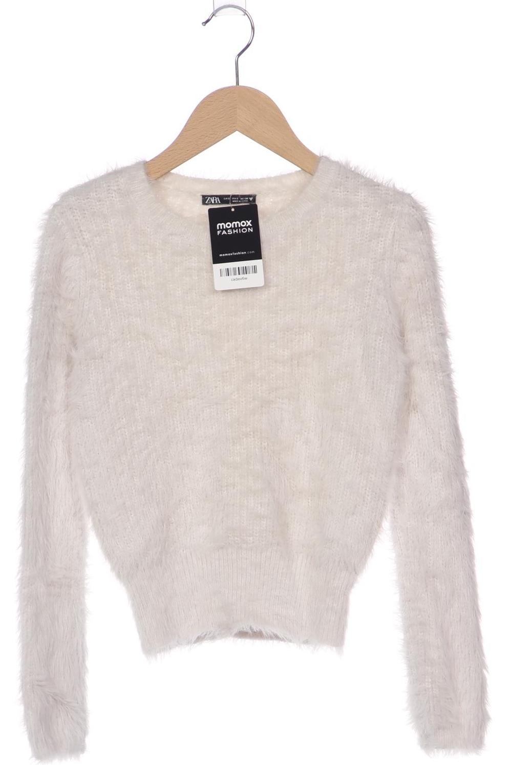 

Zara Damen Pullover, weiß, Gr. 36