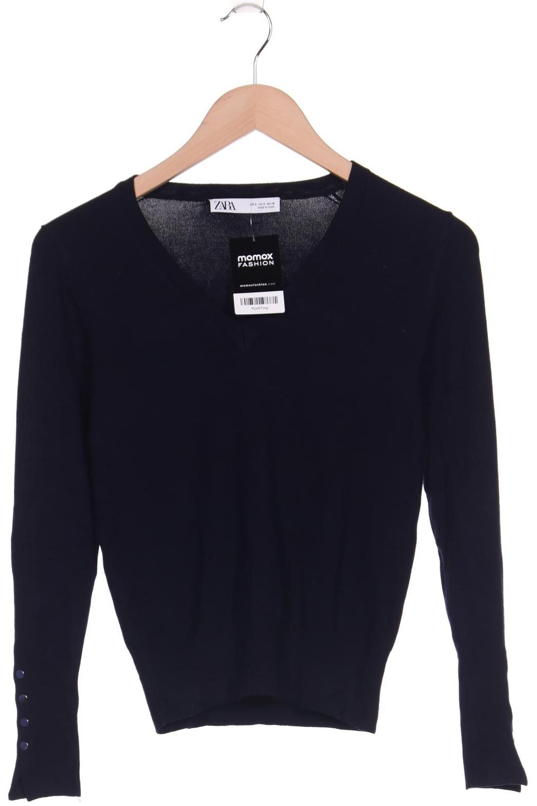 

ZARA Damen Pullover, marineblau