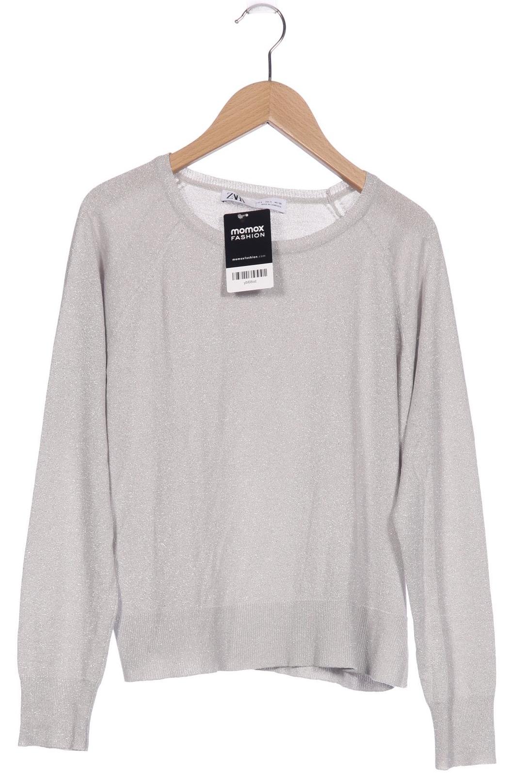 

Zara Damen Pullover, silber, Gr. 36