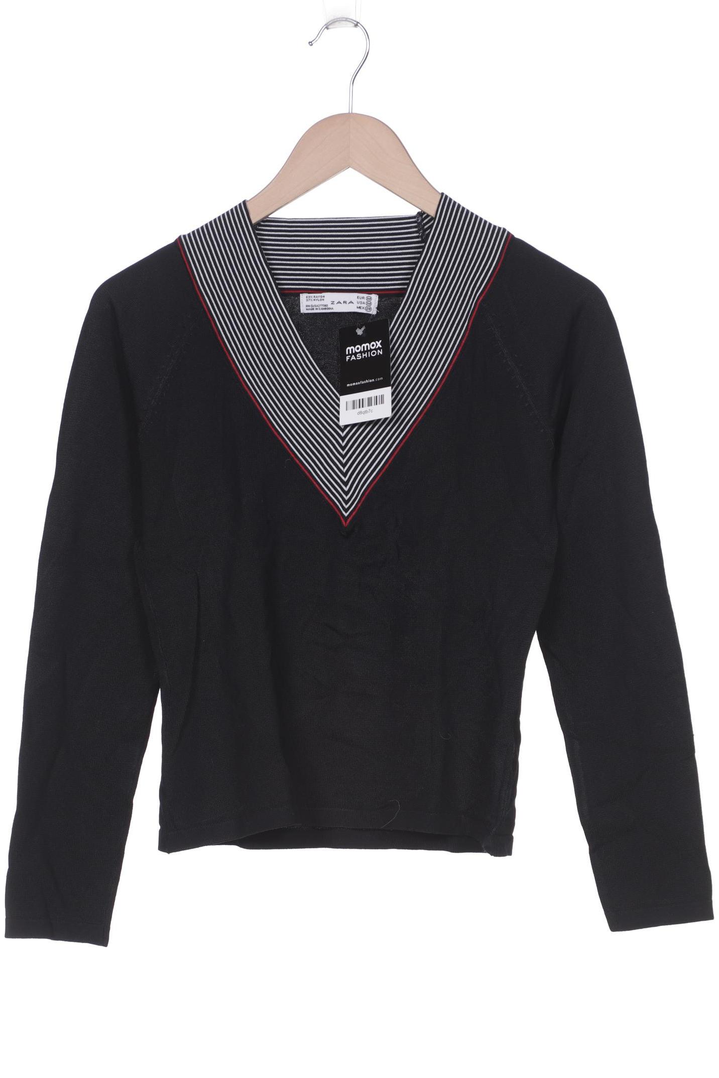 

ZARA Damen Pullover, schwarz