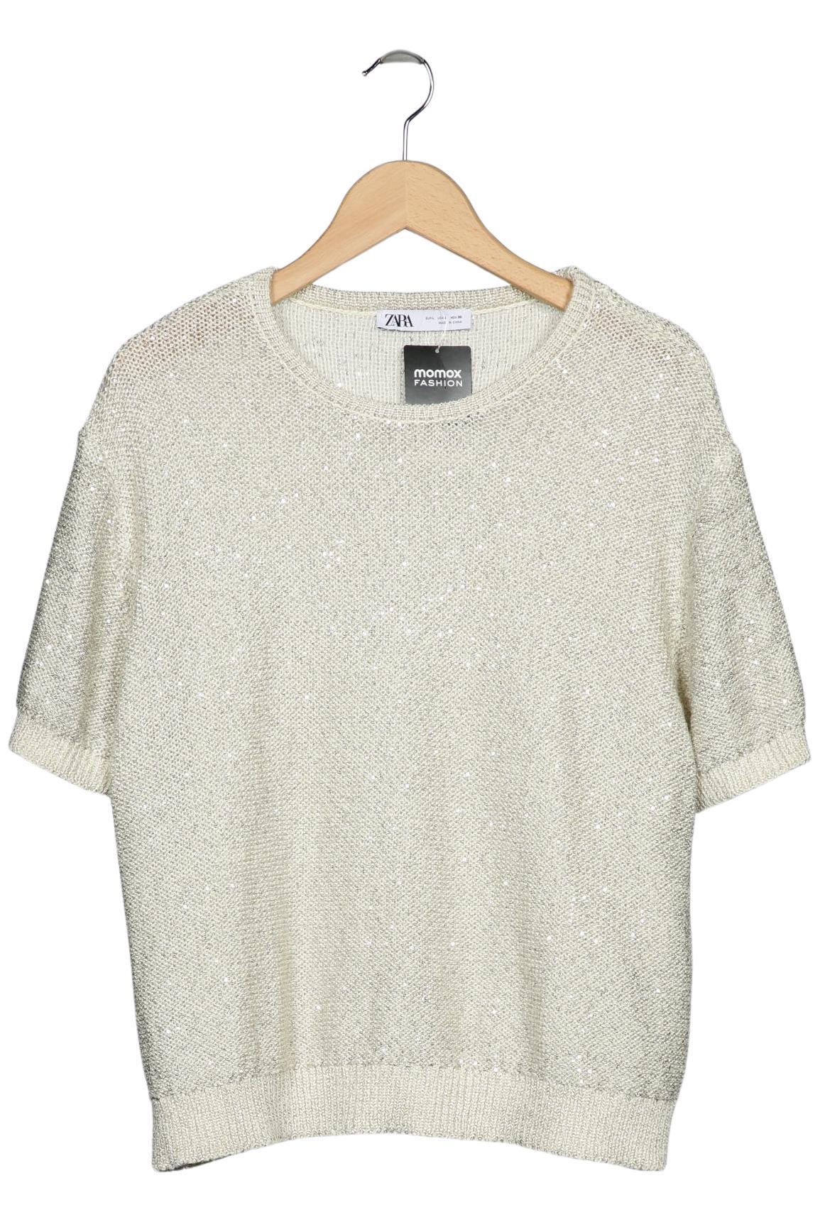 

Zara Damen Pullover, cremeweiß, Gr. 42