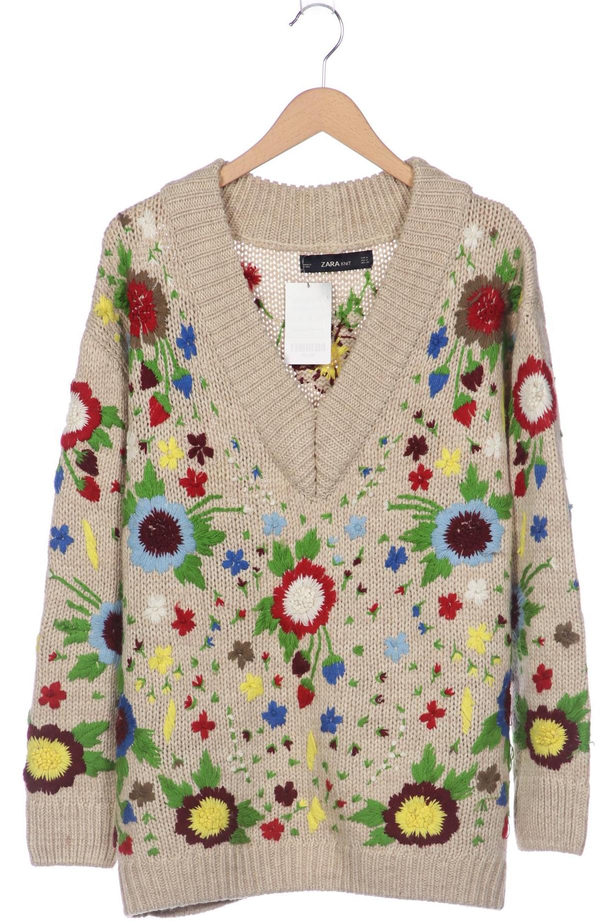 

ZARA Damen Pullover, beige