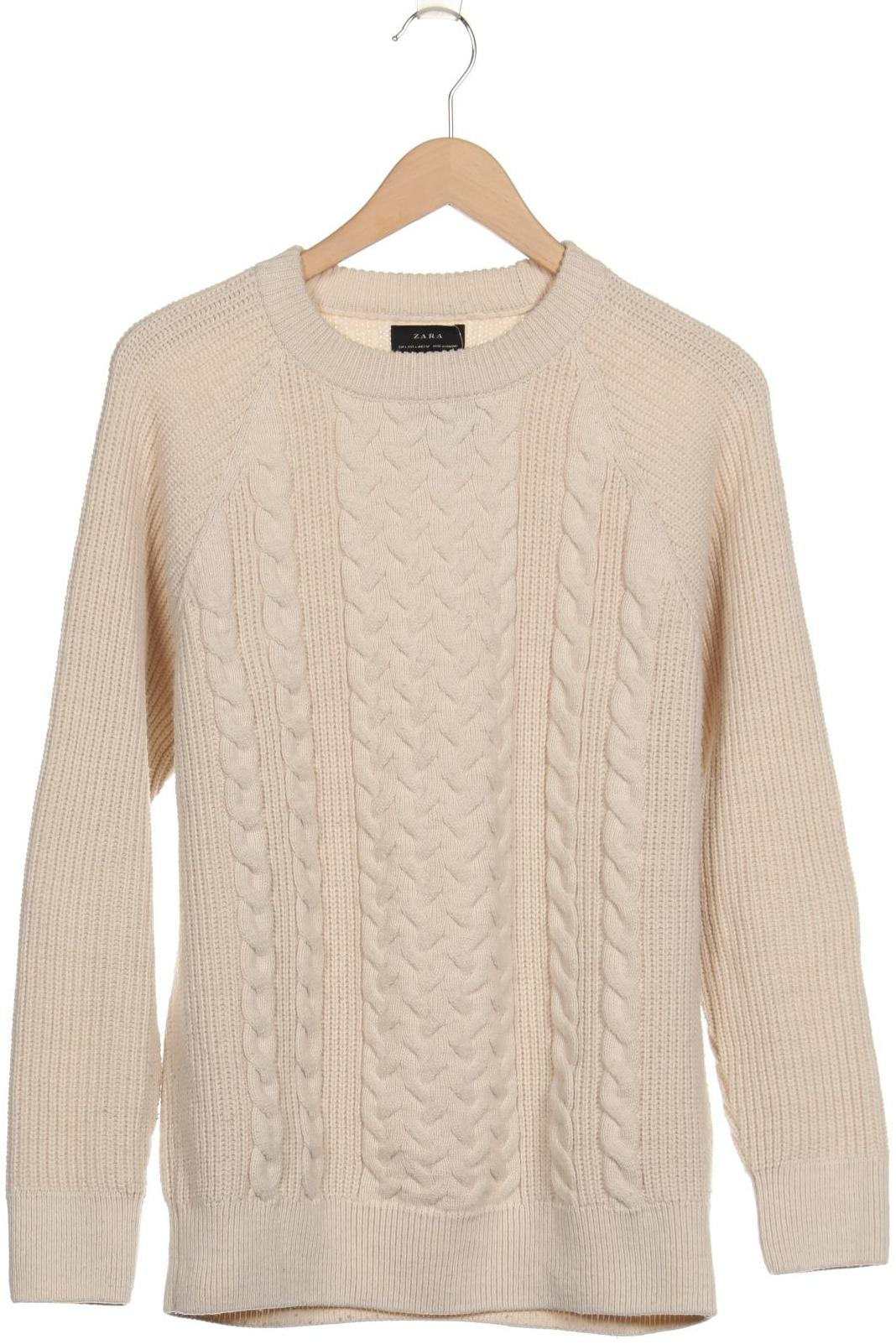 

Zara Damen Pullover, cremeweiß, Gr. 42