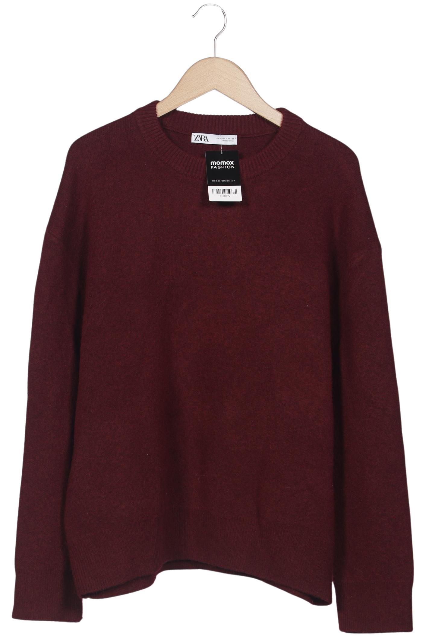 

Zara Damen Pullover, bordeaux, Gr. 44