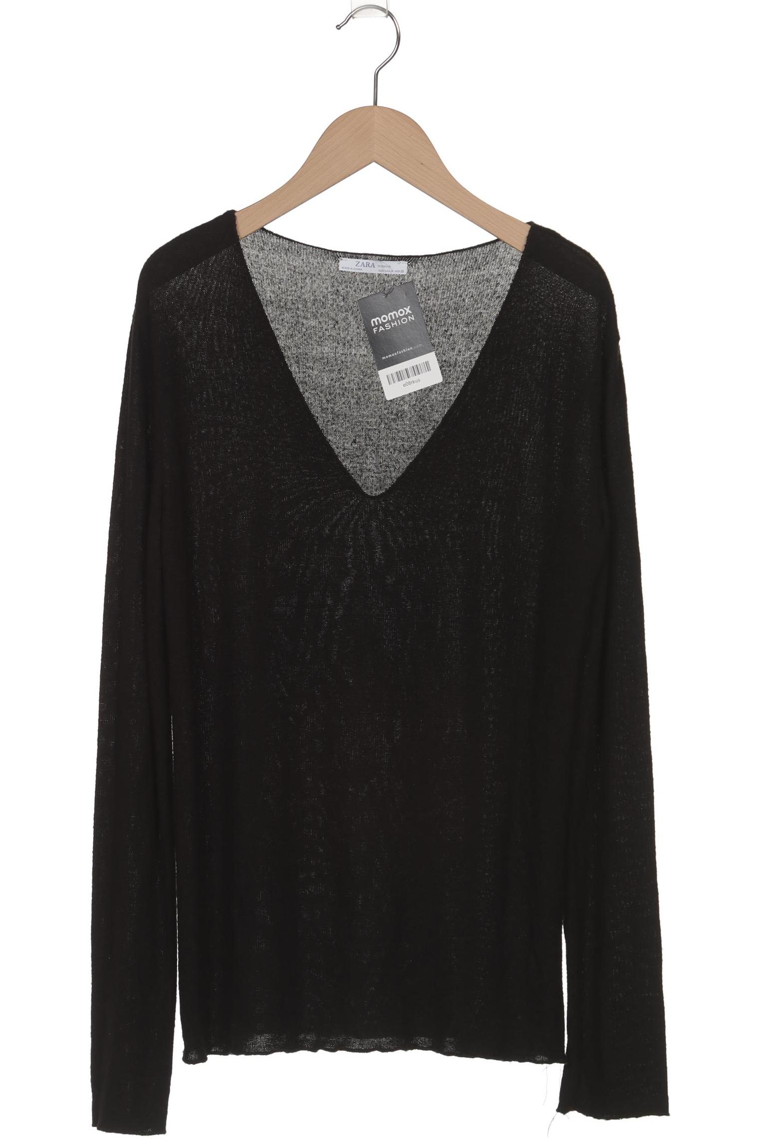 

ZARA Damen Pullover, schwarz