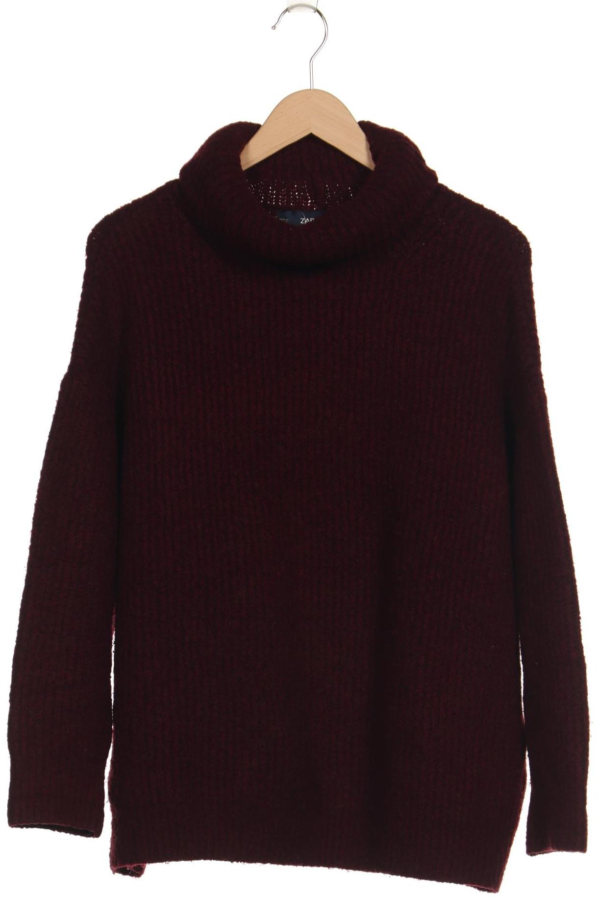 

Zara Damen Pullover, bordeaux, Gr. 36