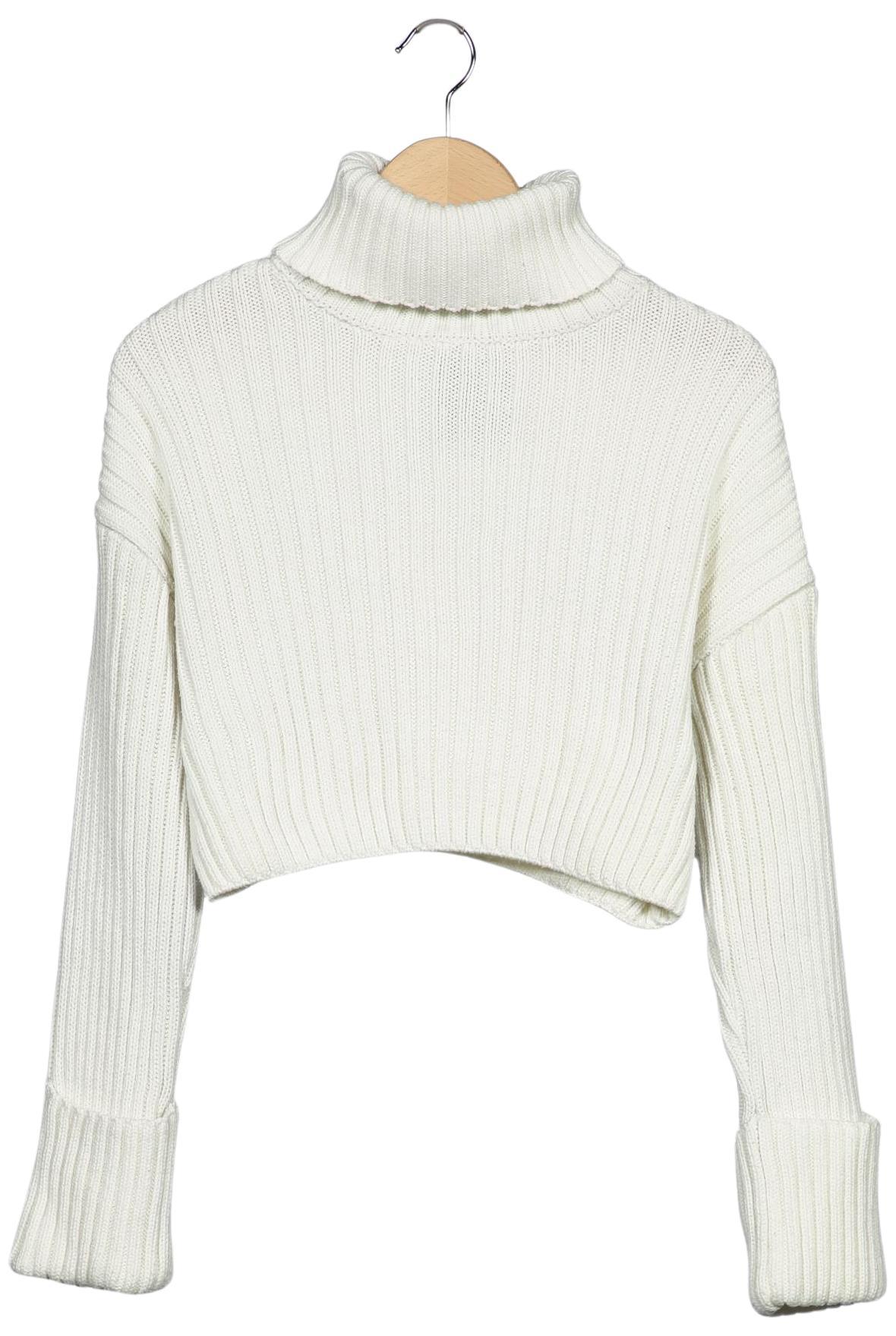 

Zara Damen Pullover, weiß, Gr. 34