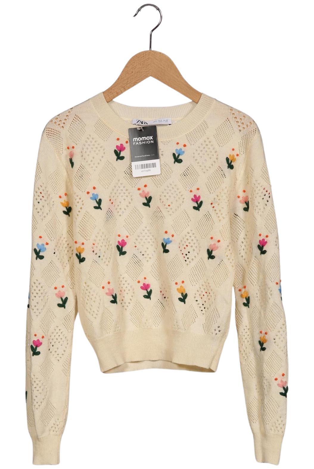 

Zara Damen Pullover, cremeweiß, Gr. 36