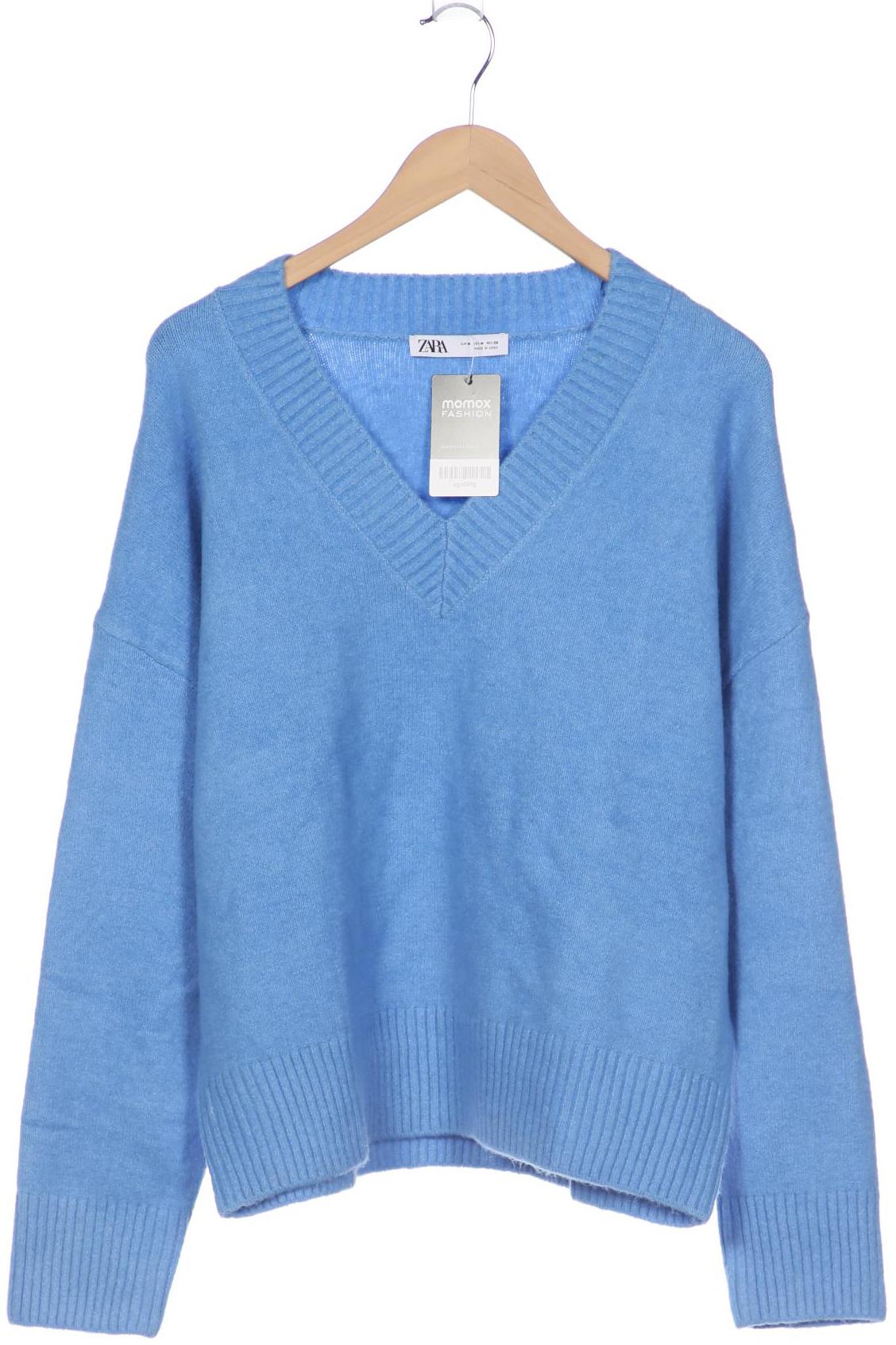 

ZARA Damen Pullover, blau