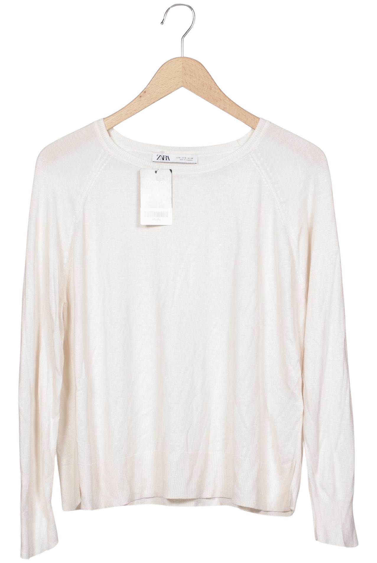 

Zara Damen Pullover, cremeweiß, Gr. 38