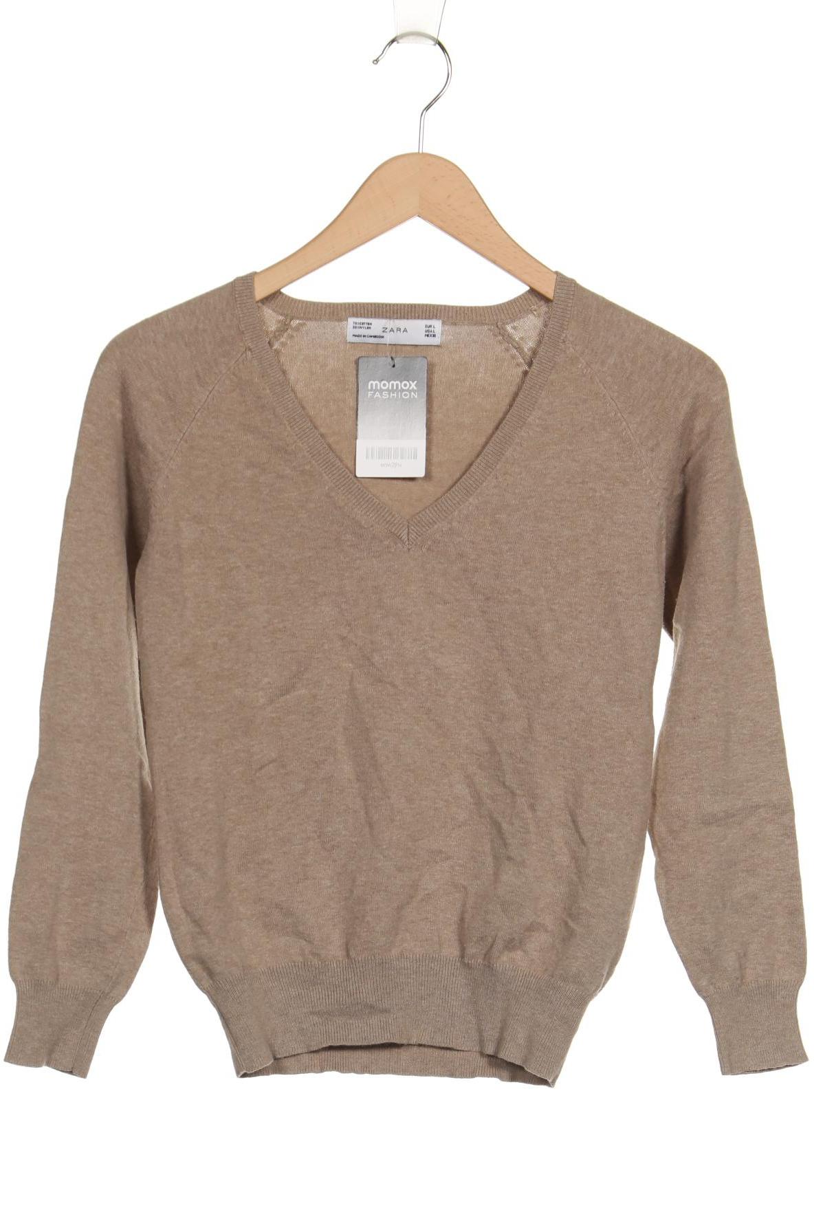 

Zara Damen Pullover, beige, Gr. 42