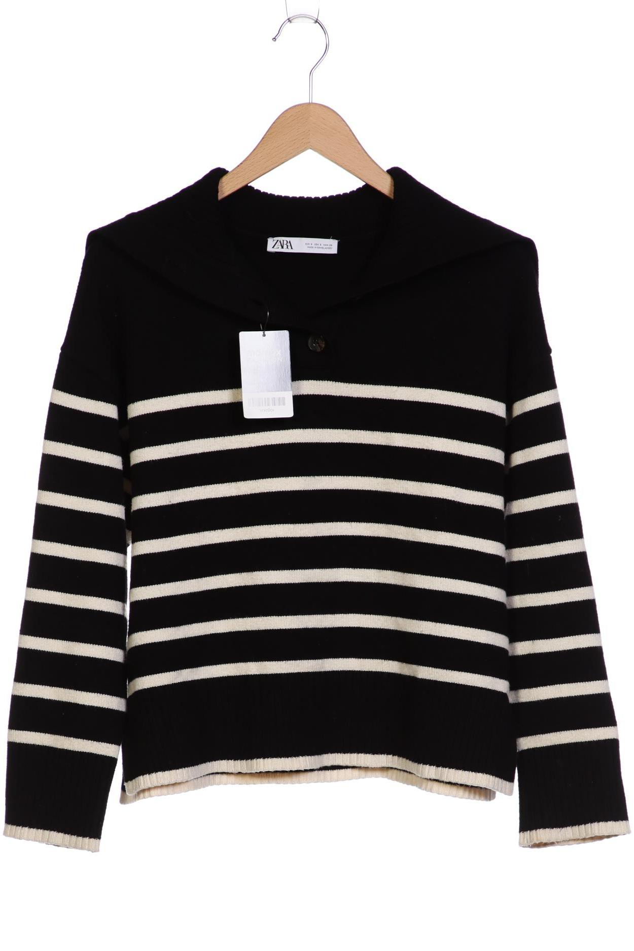 

ZARA Damen Pullover, schwarz