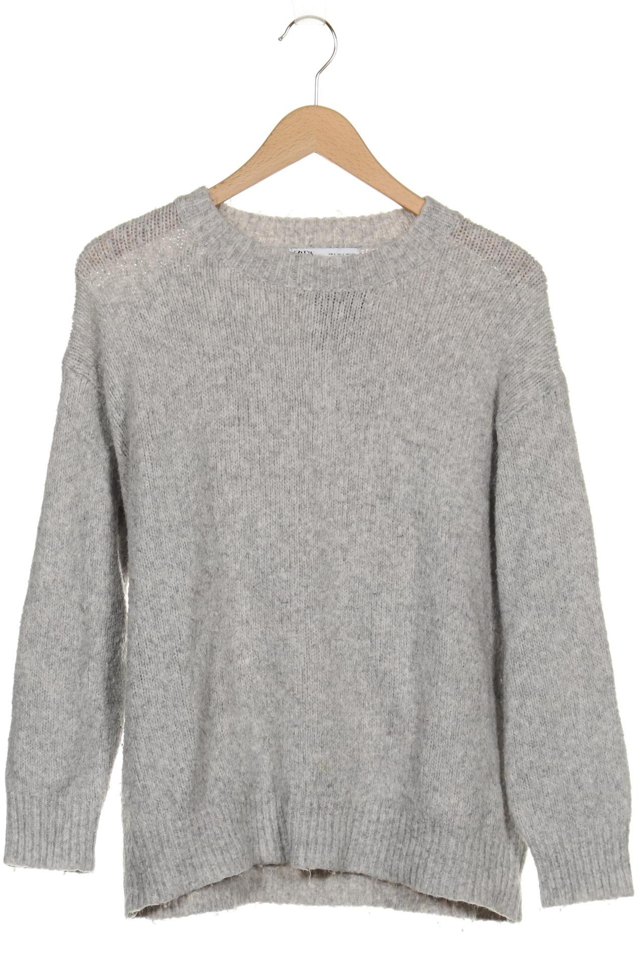 

ZARA Damen Pullover, grau