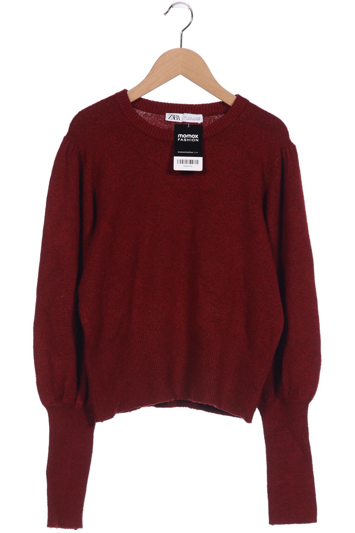 

Zara Damen Pullover, bordeaux, Gr. 42