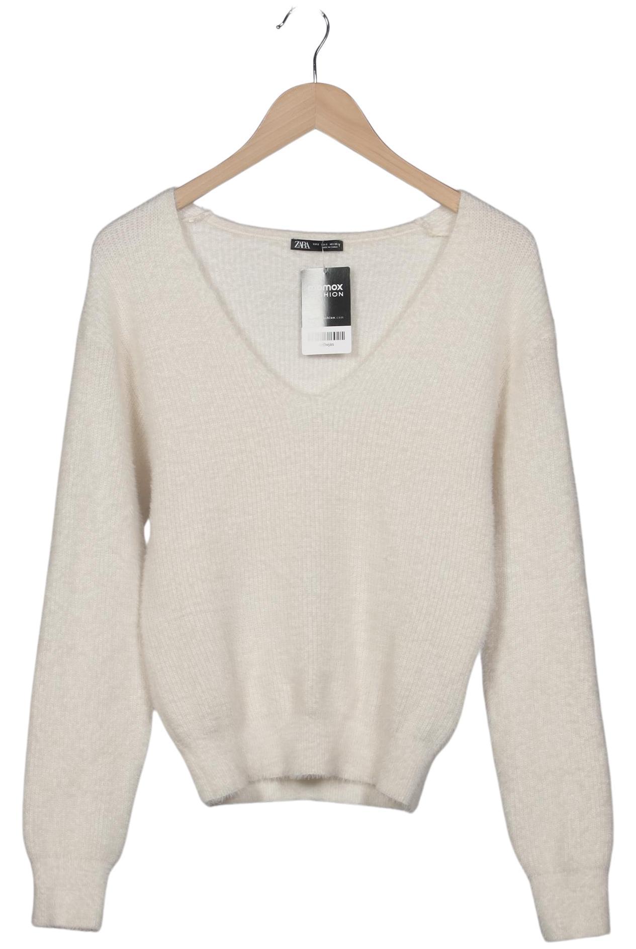 

Zara Damen Pullover, cremeweiß, Gr. 36