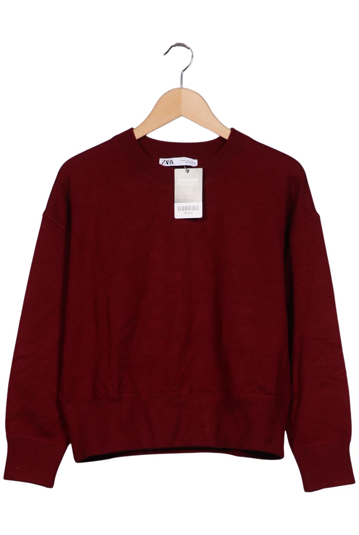 

Zara Damen Pullover, bordeaux, Gr. 36