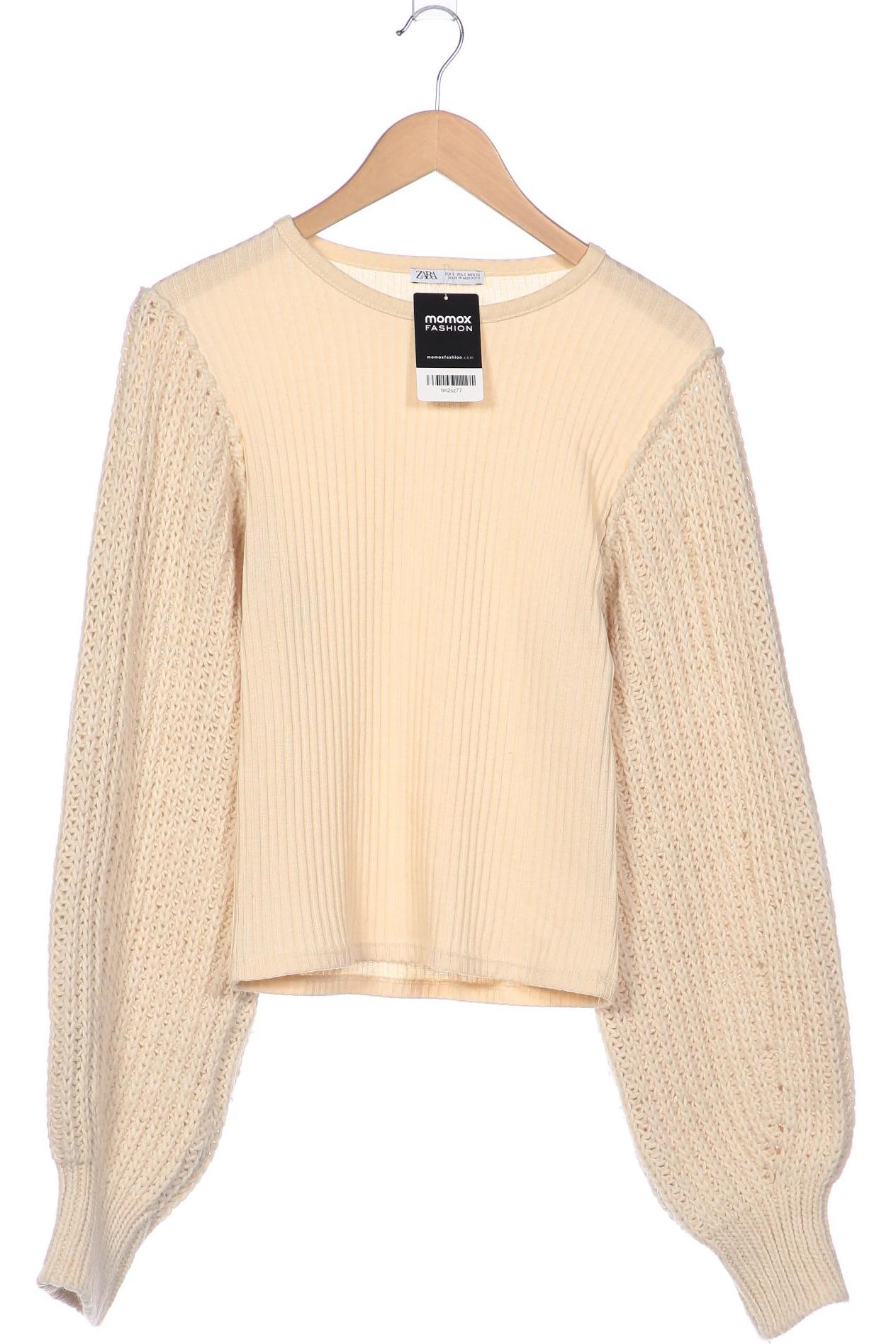 

Zara Damen Pullover, cremeweiß, Gr. 36